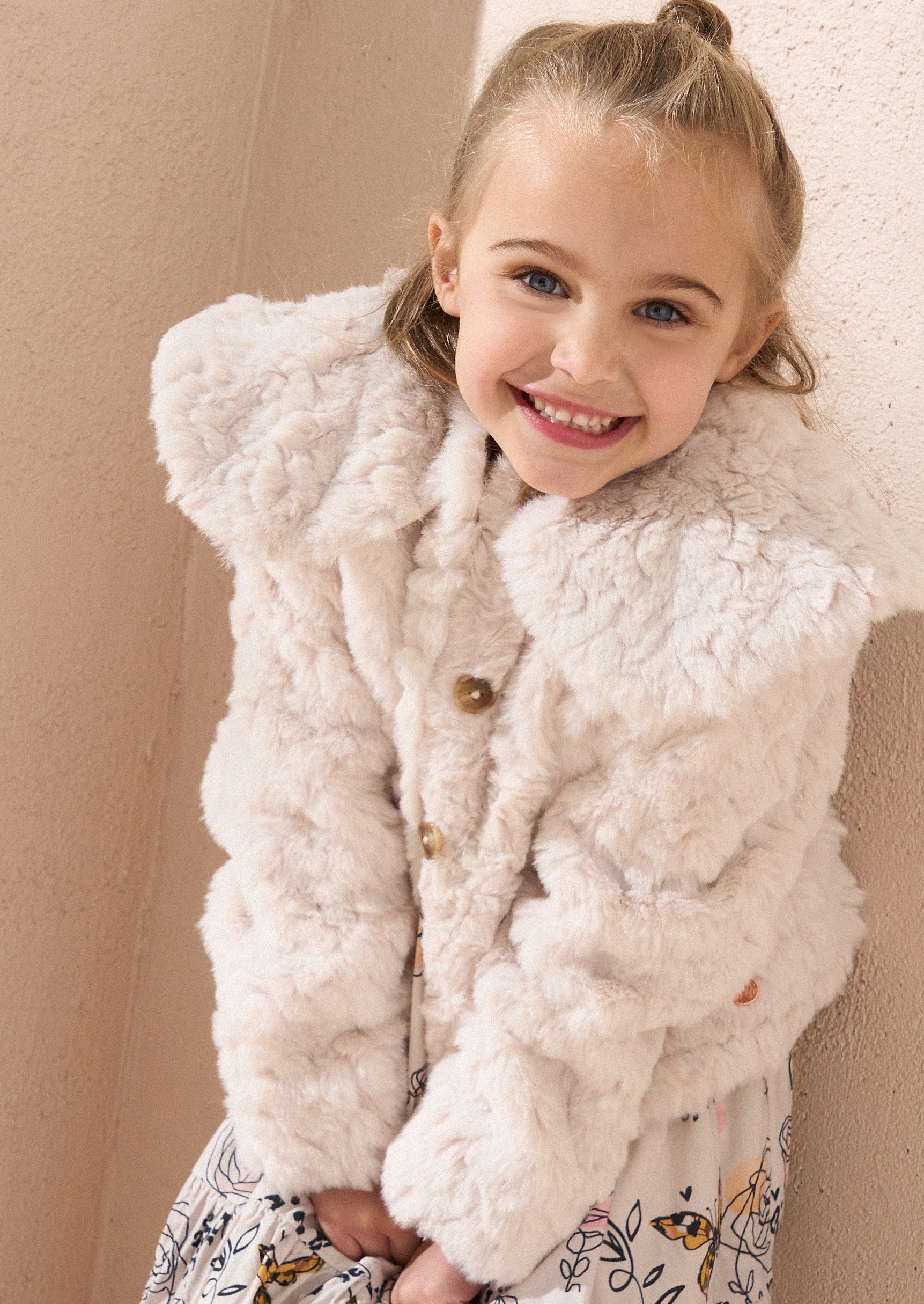 Little girl fur coat on sale