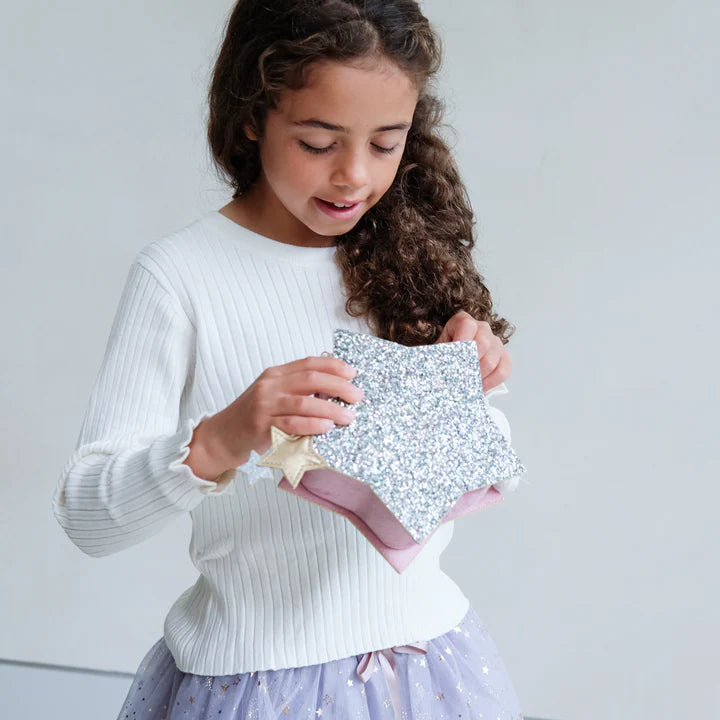 Mimi & Lula Sparkly Glitter Star Bag