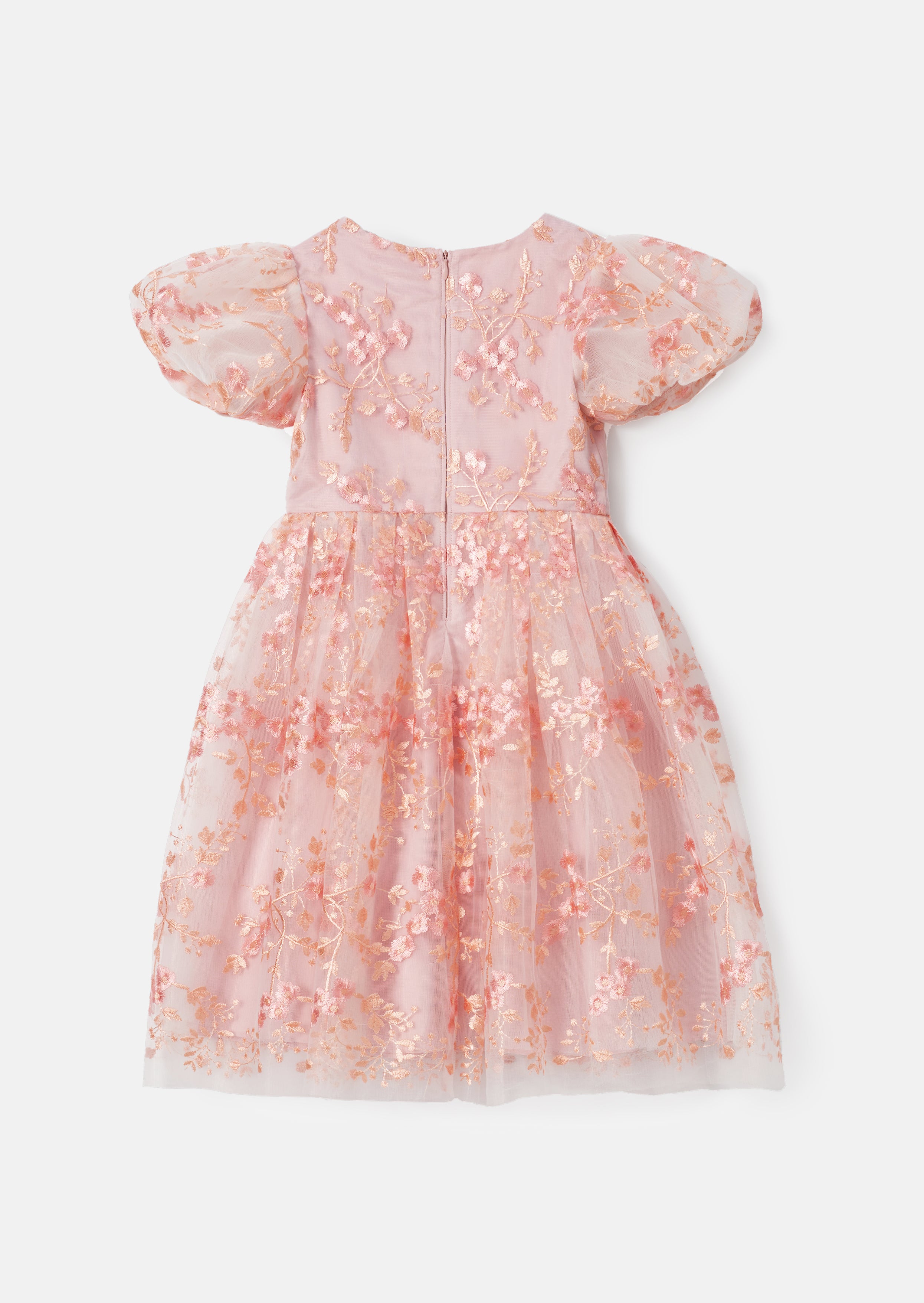 Pink Embroidered Dress | Angel & Rocket