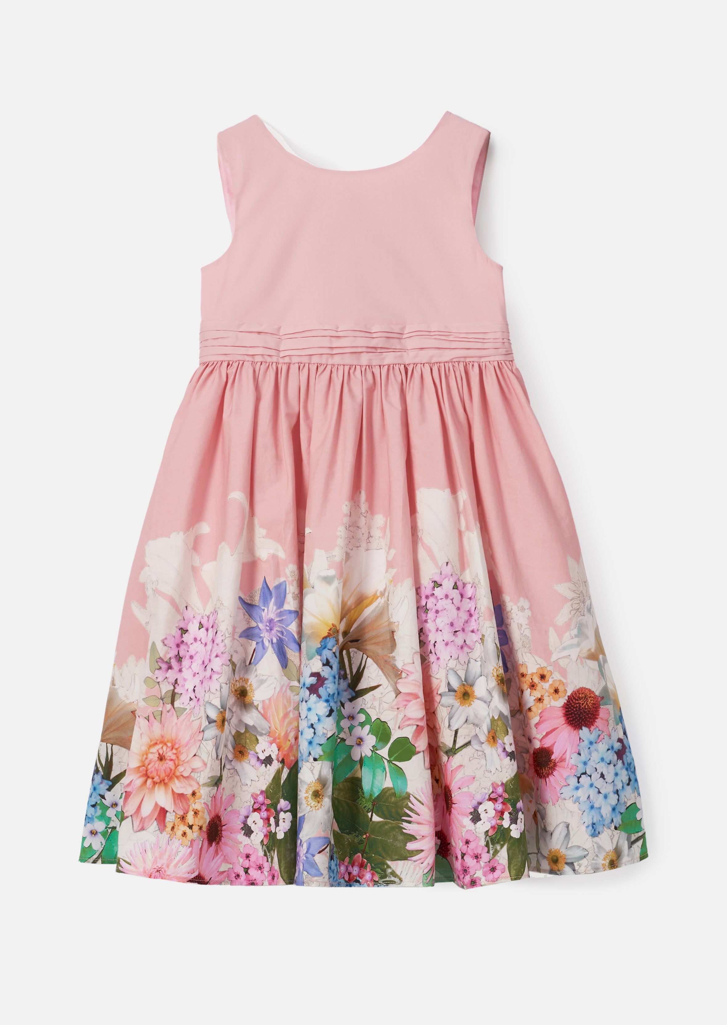 Elisa Pink Bow Back Dress