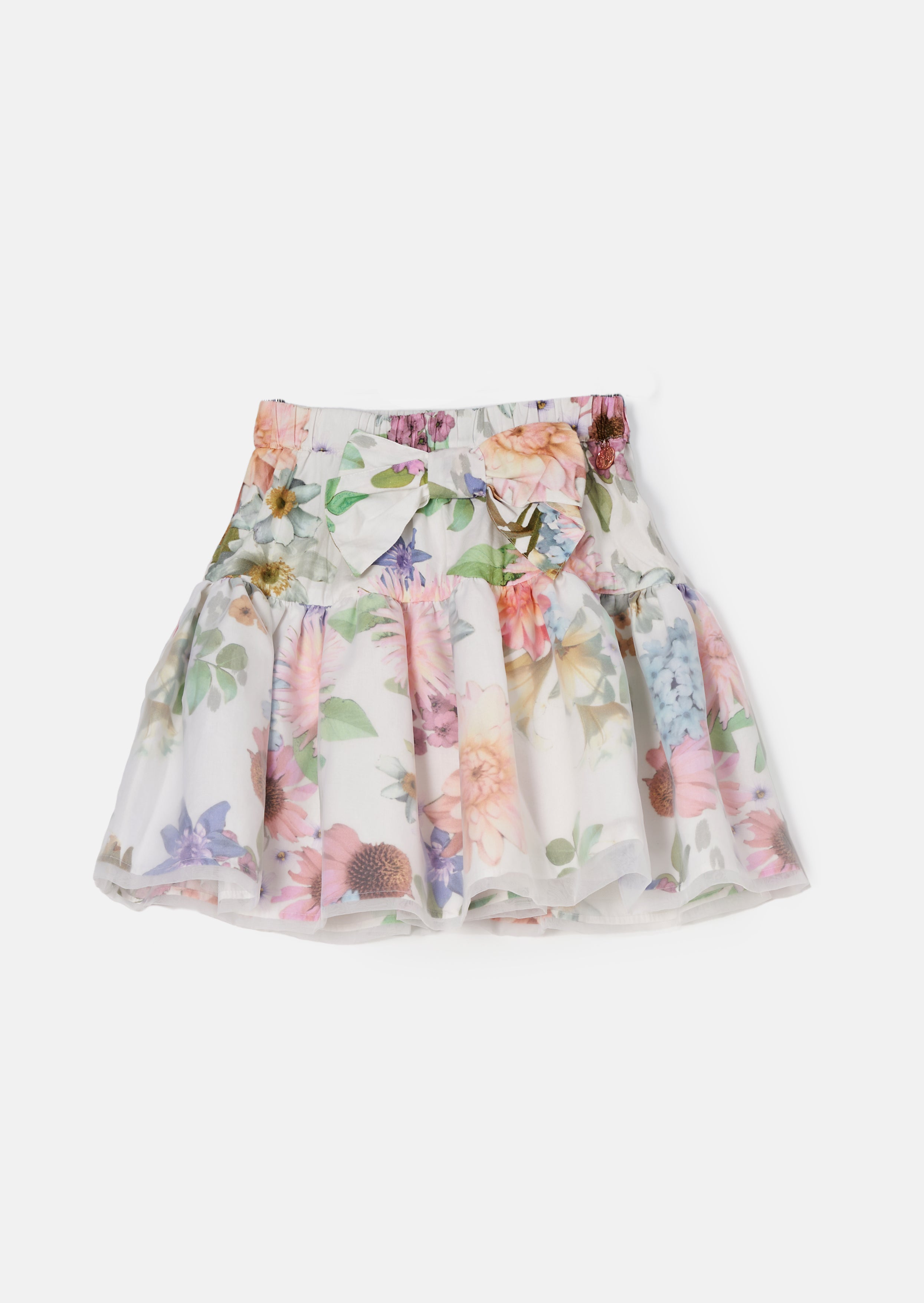 Girls Floral Skirt Angel Rocket