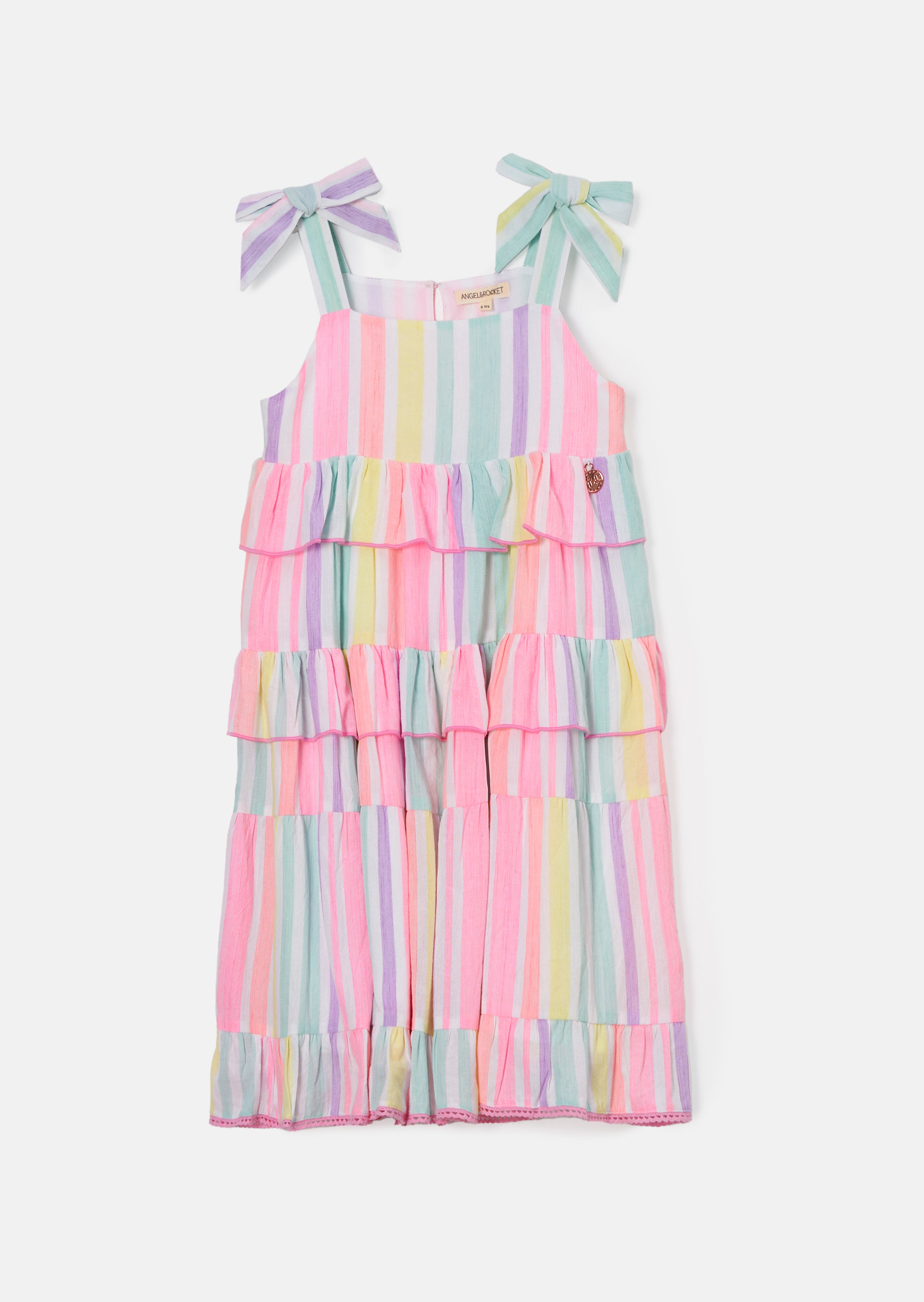 Nola Multi Bright Stripe Dress