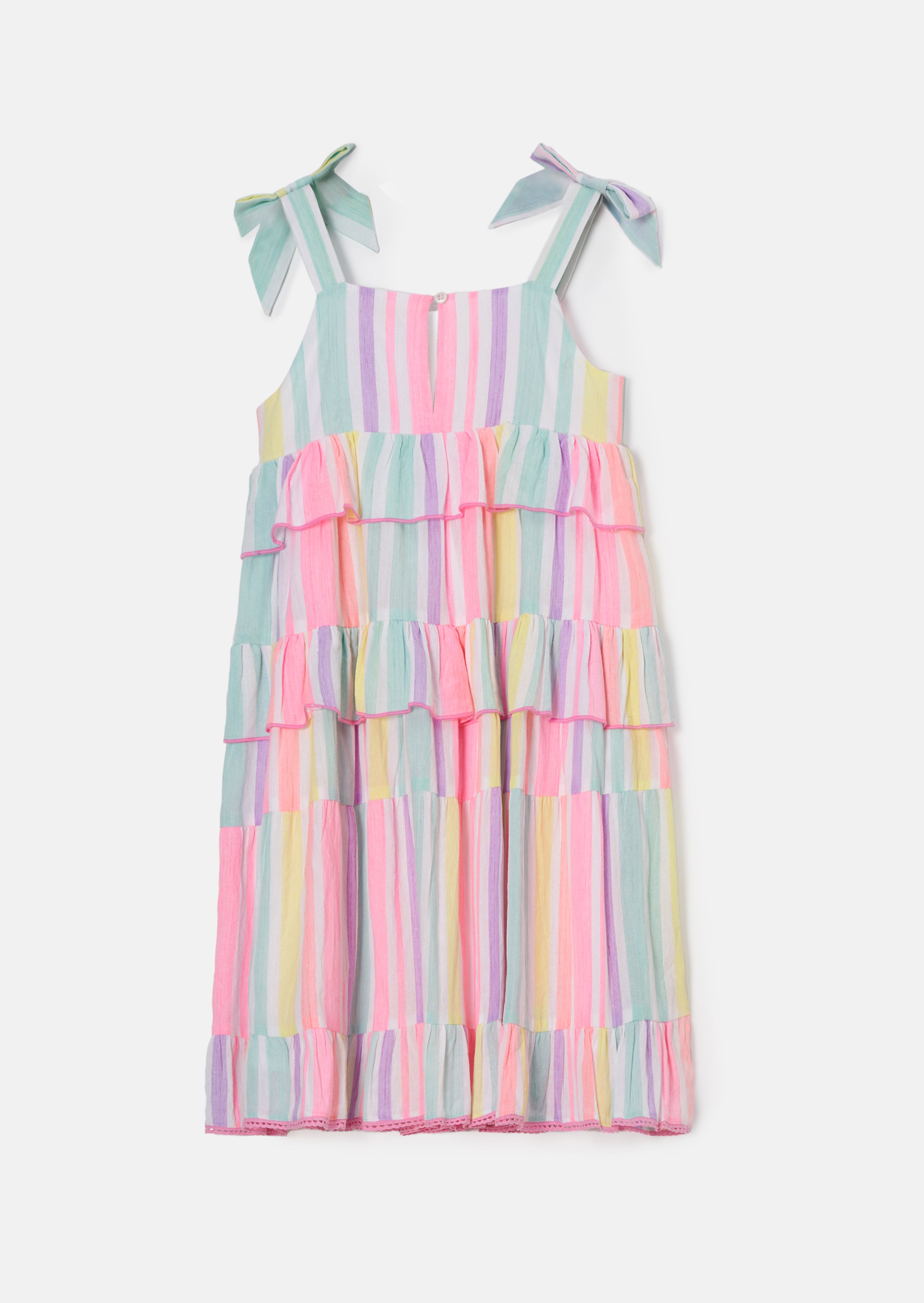 Nola Multi Bright Stripe Dress