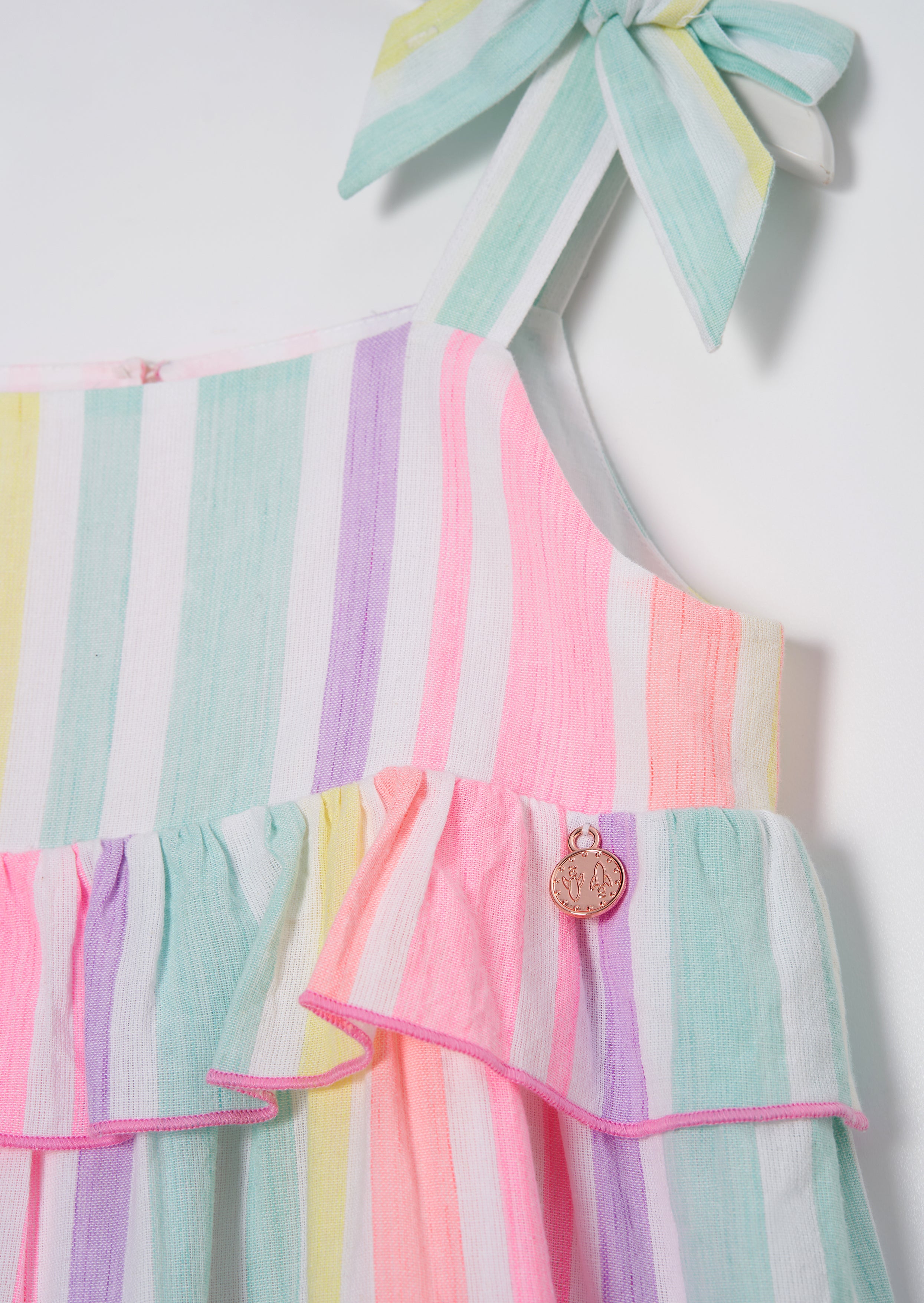 Nola Multi Bright Stripe Dress