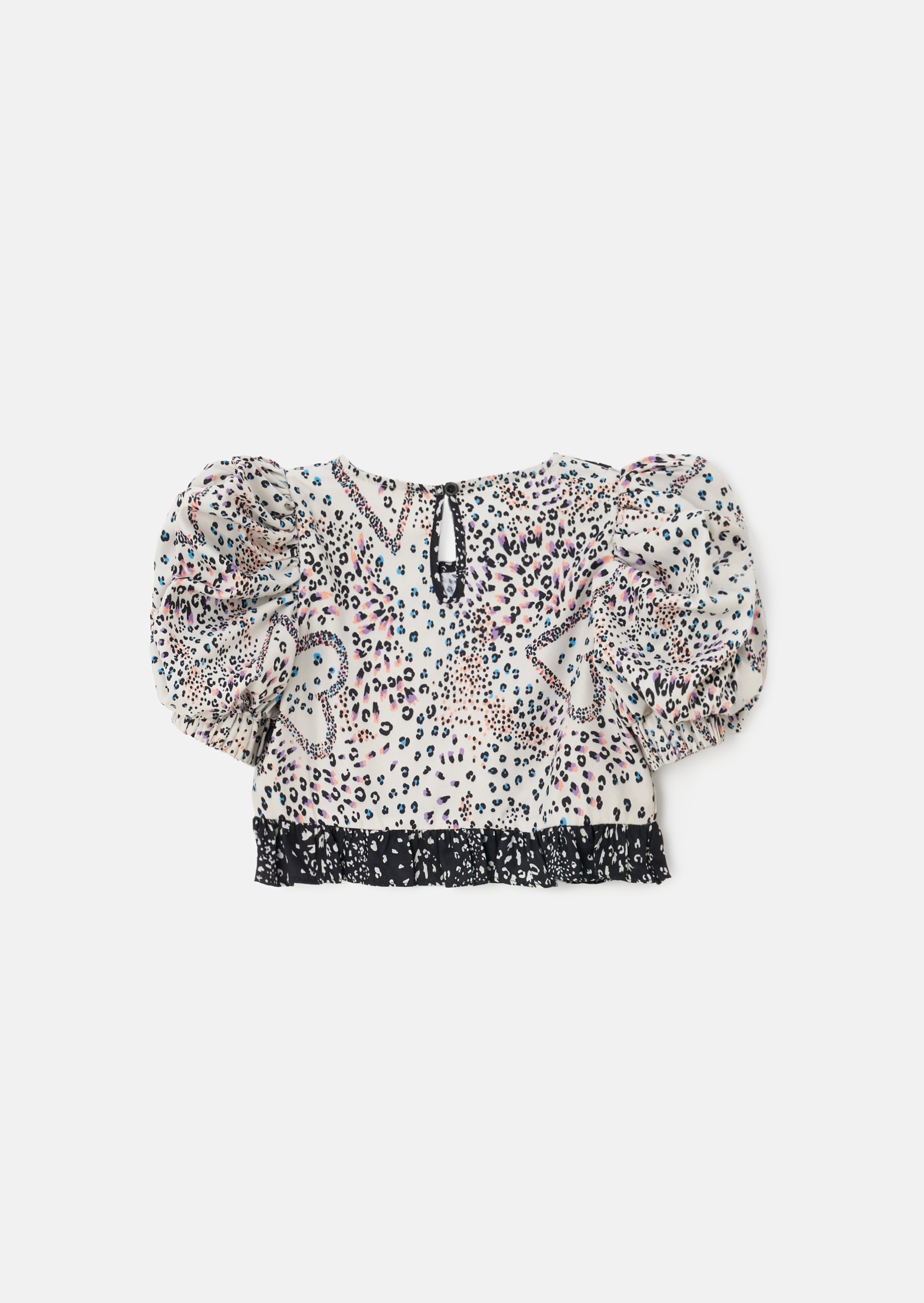 Estelle Multi Frill Print Top