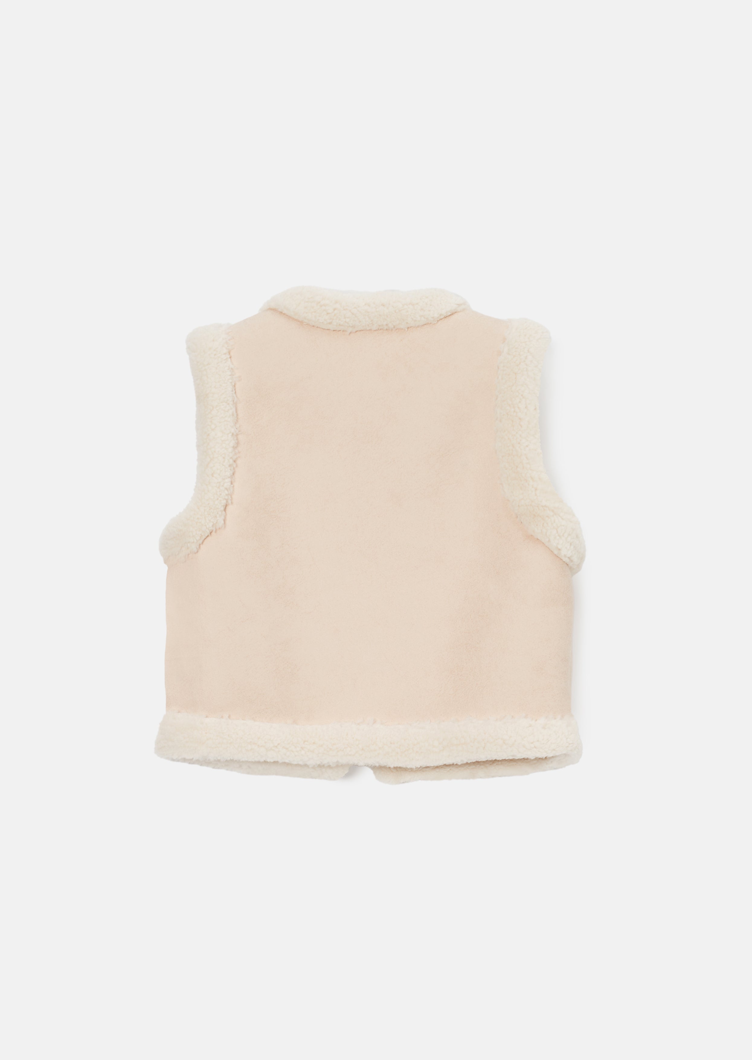 Leonie Ivory Shearling Gilet