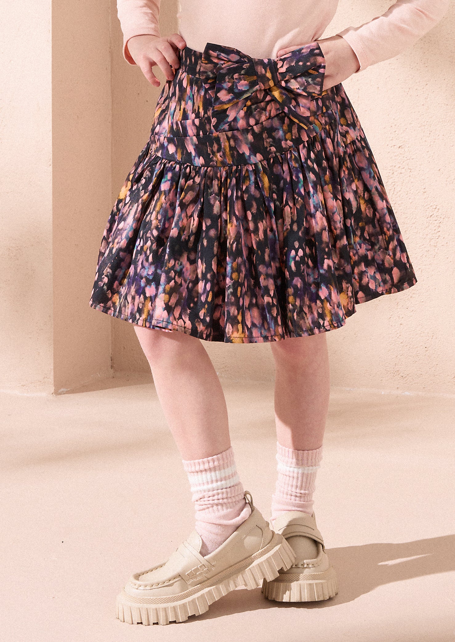 Natalia Multi Side Bow Skirt