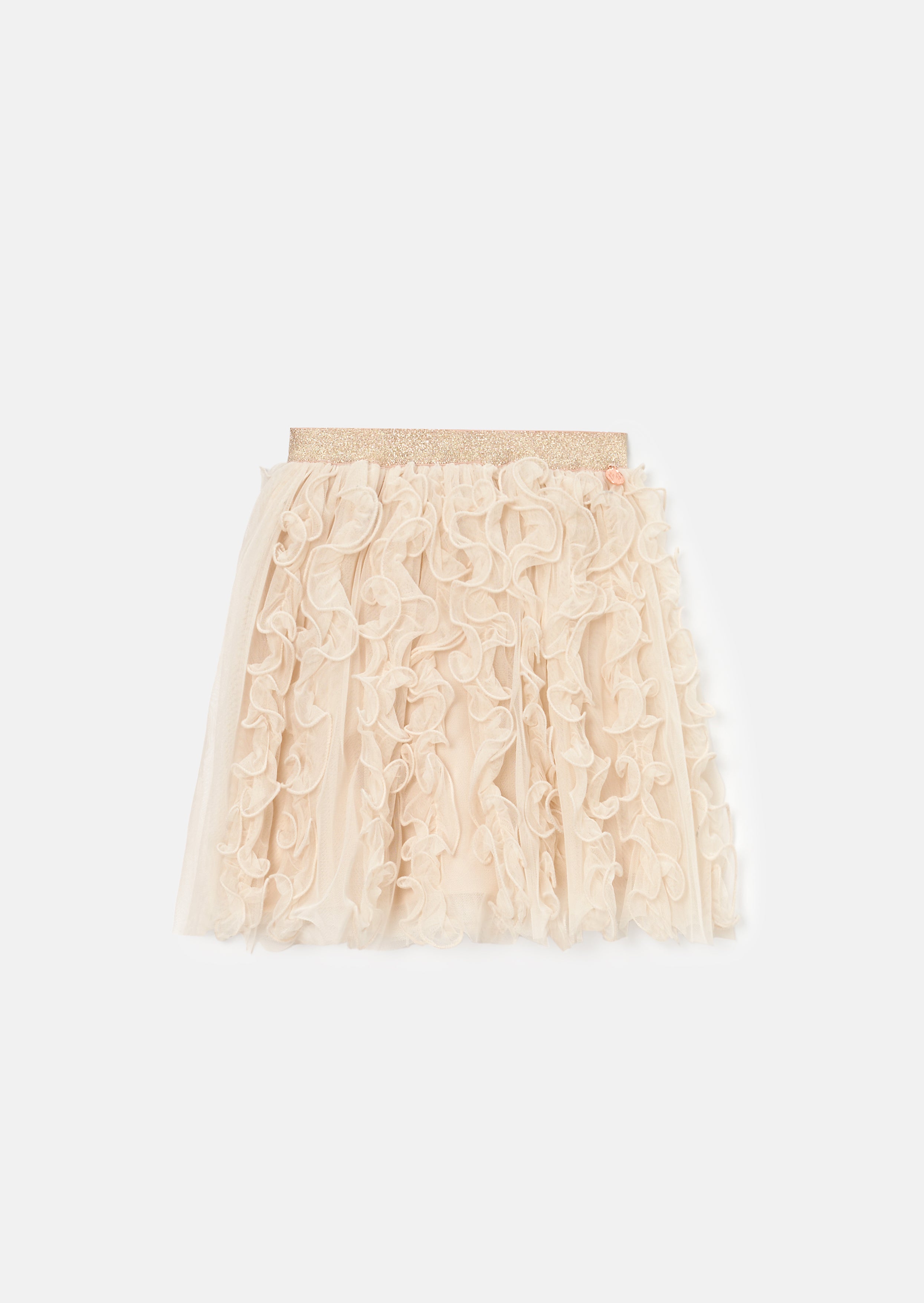 Colette Pink Spiral Mesh Skirt