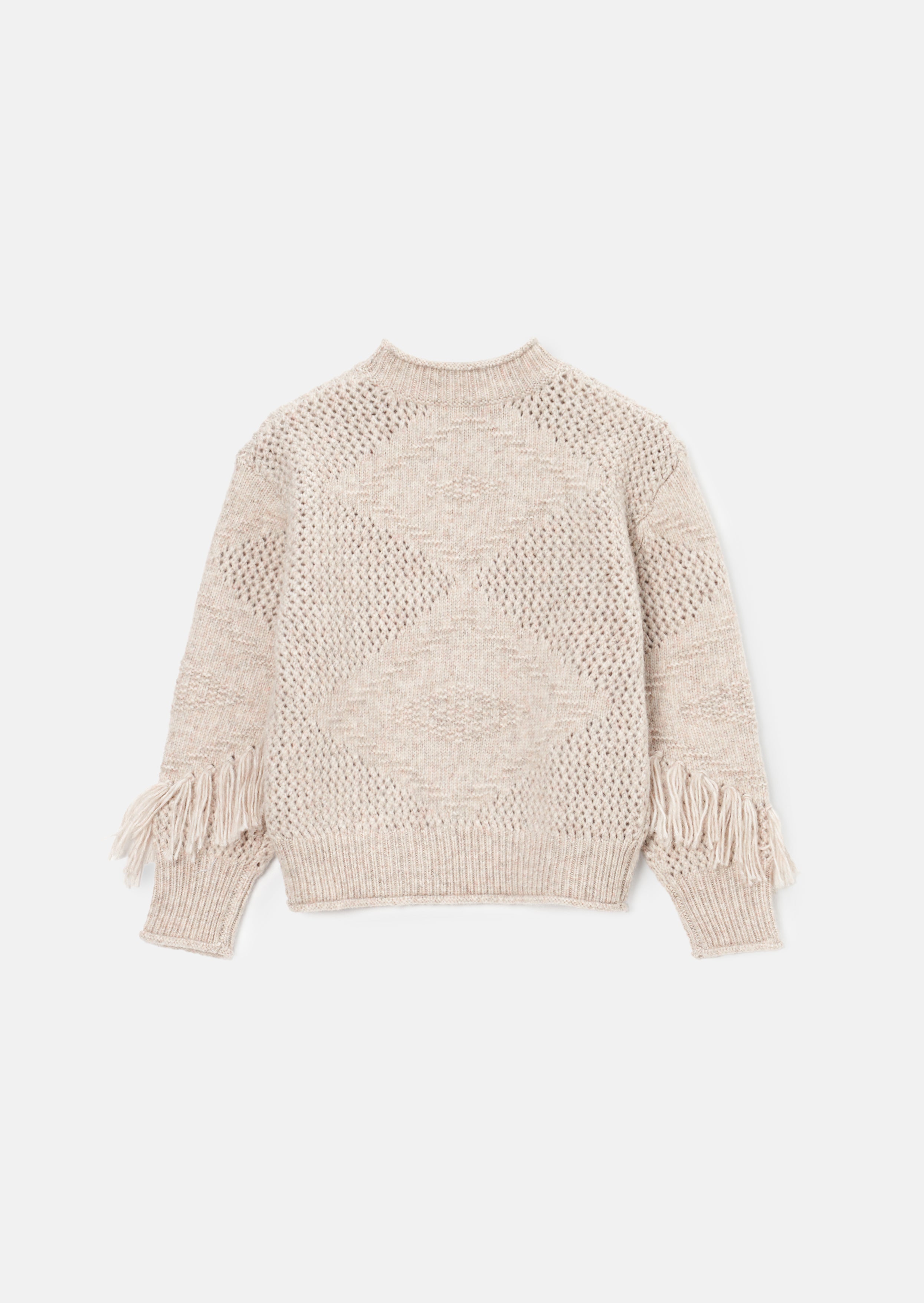 Sienna Stone Fringed Jumper