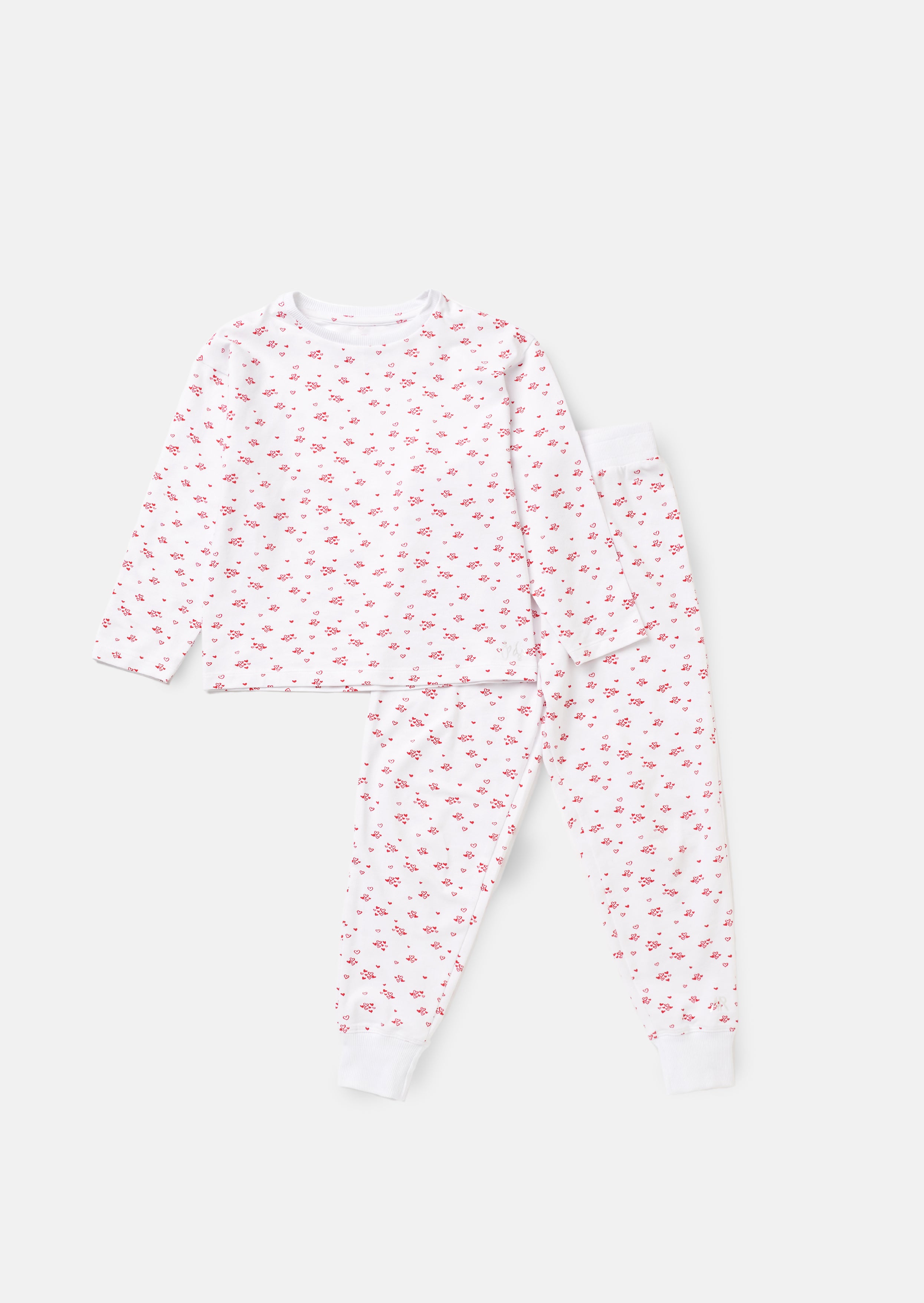 Alba Ecru Mini Heart PJs