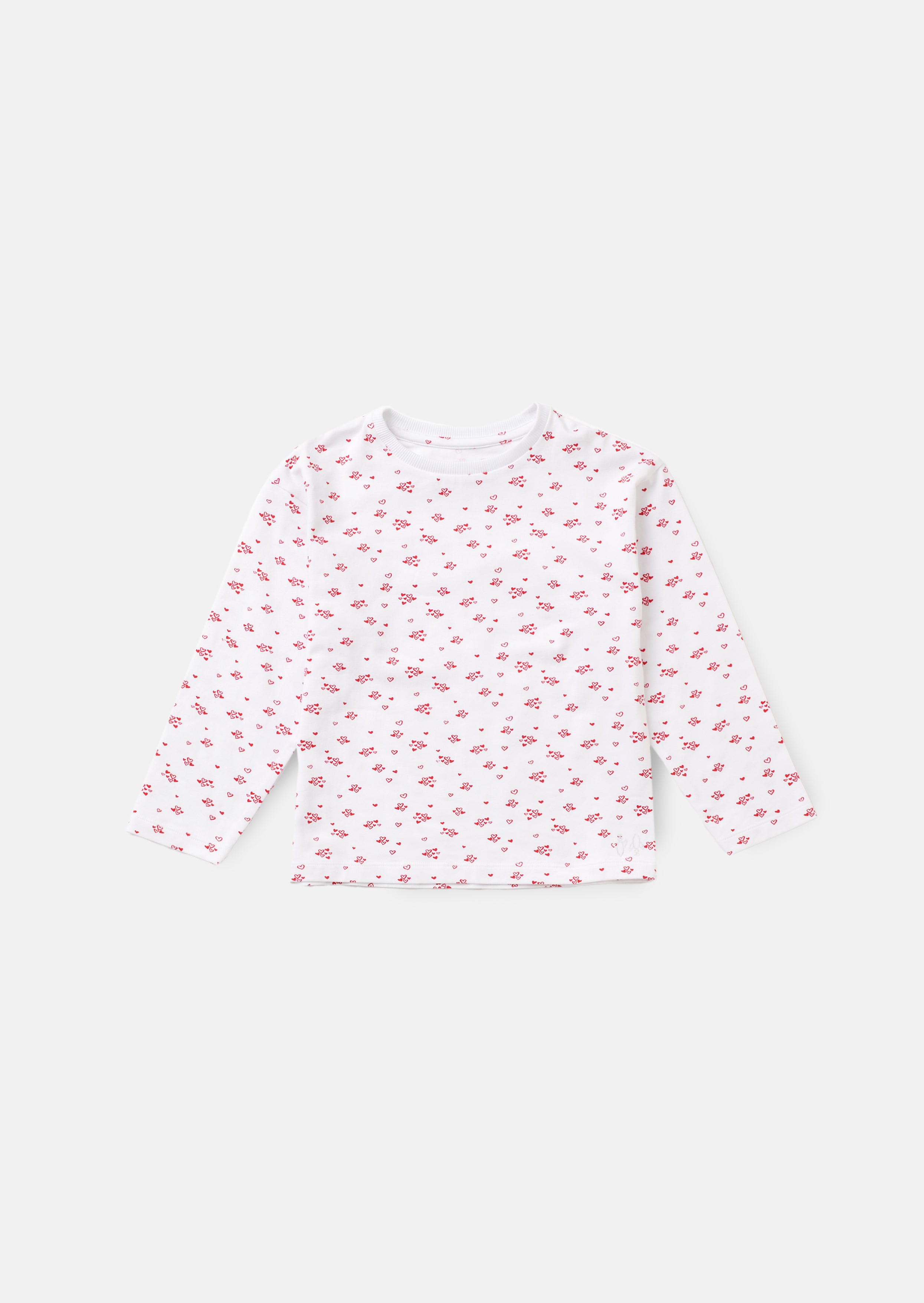 Alba Ecru Mini Heart PJs