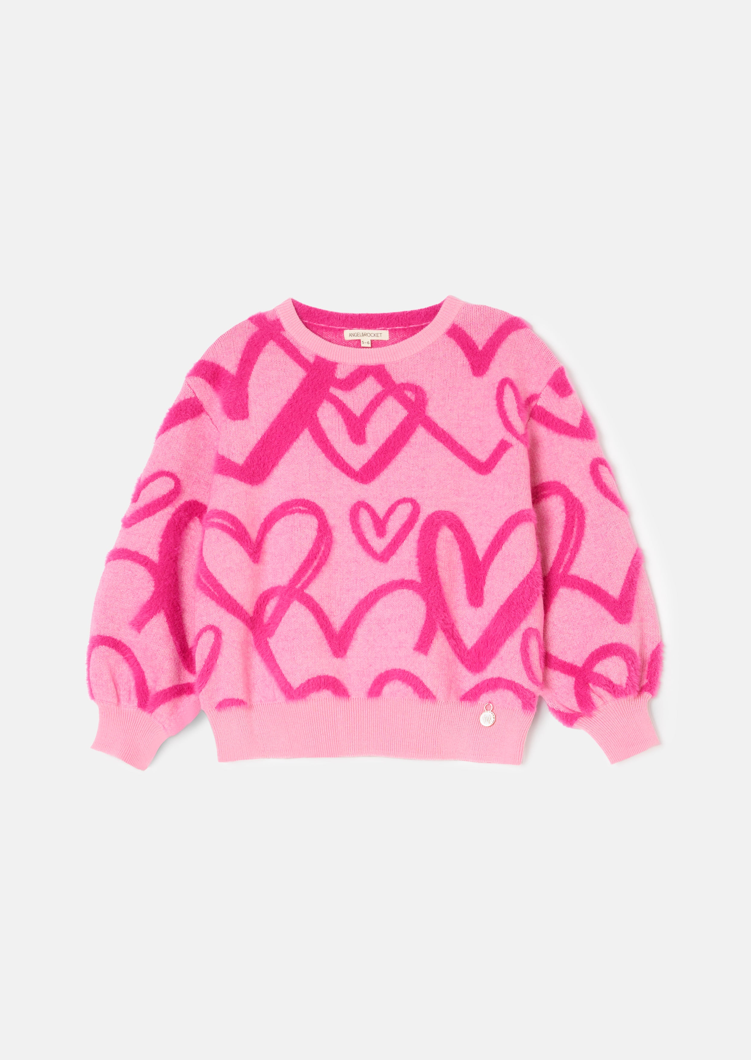 Harlow Pink Heart Jumper