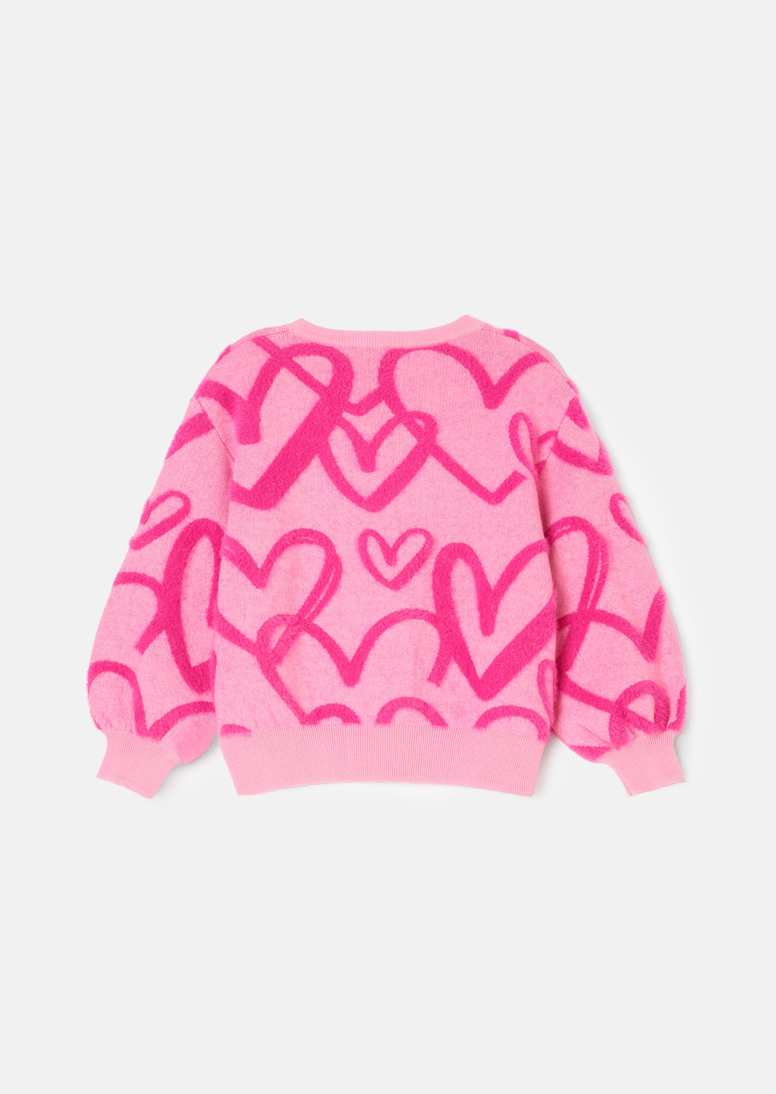 Harlow Pink Heart Jumper