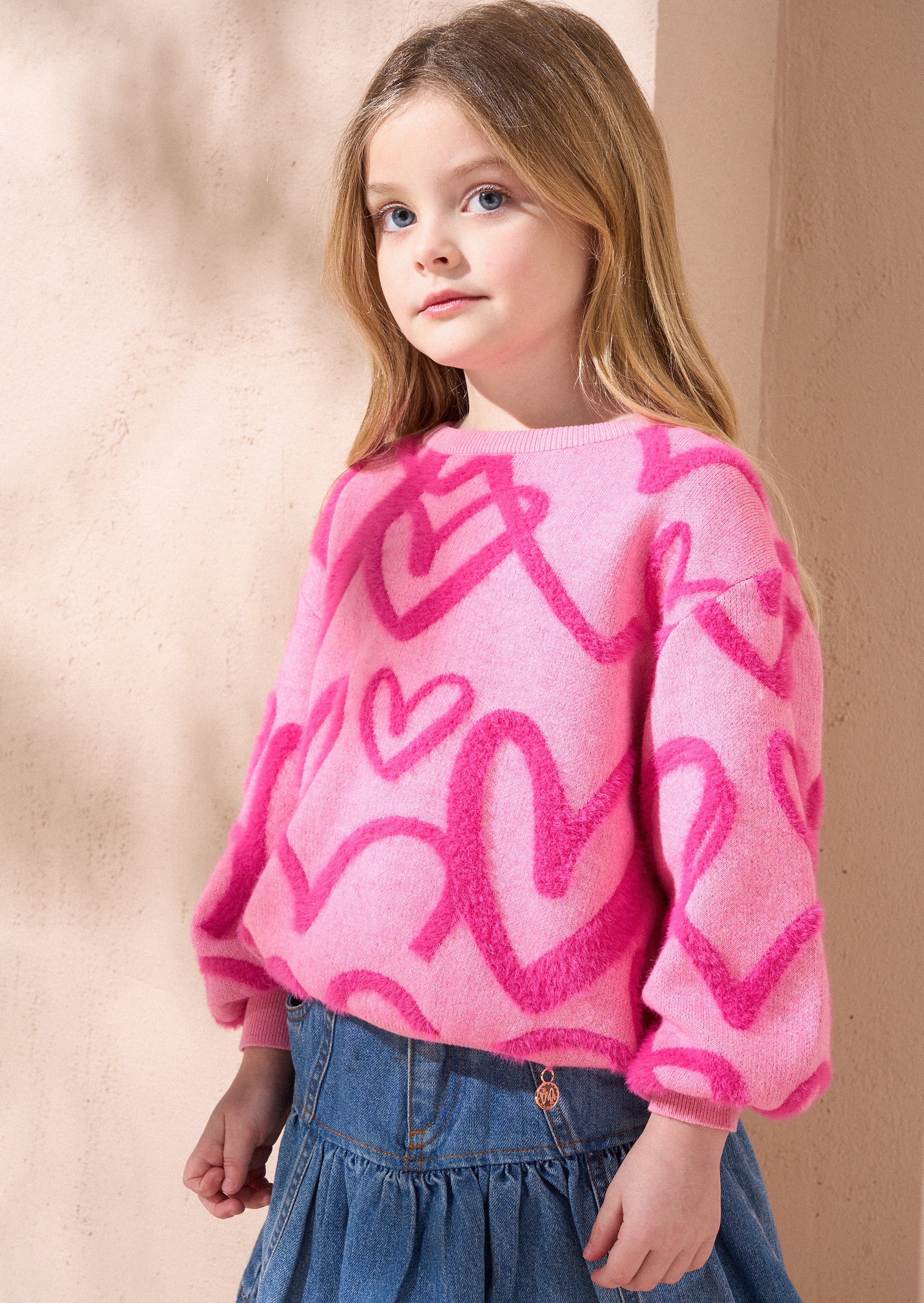 Pink love jumper best sale