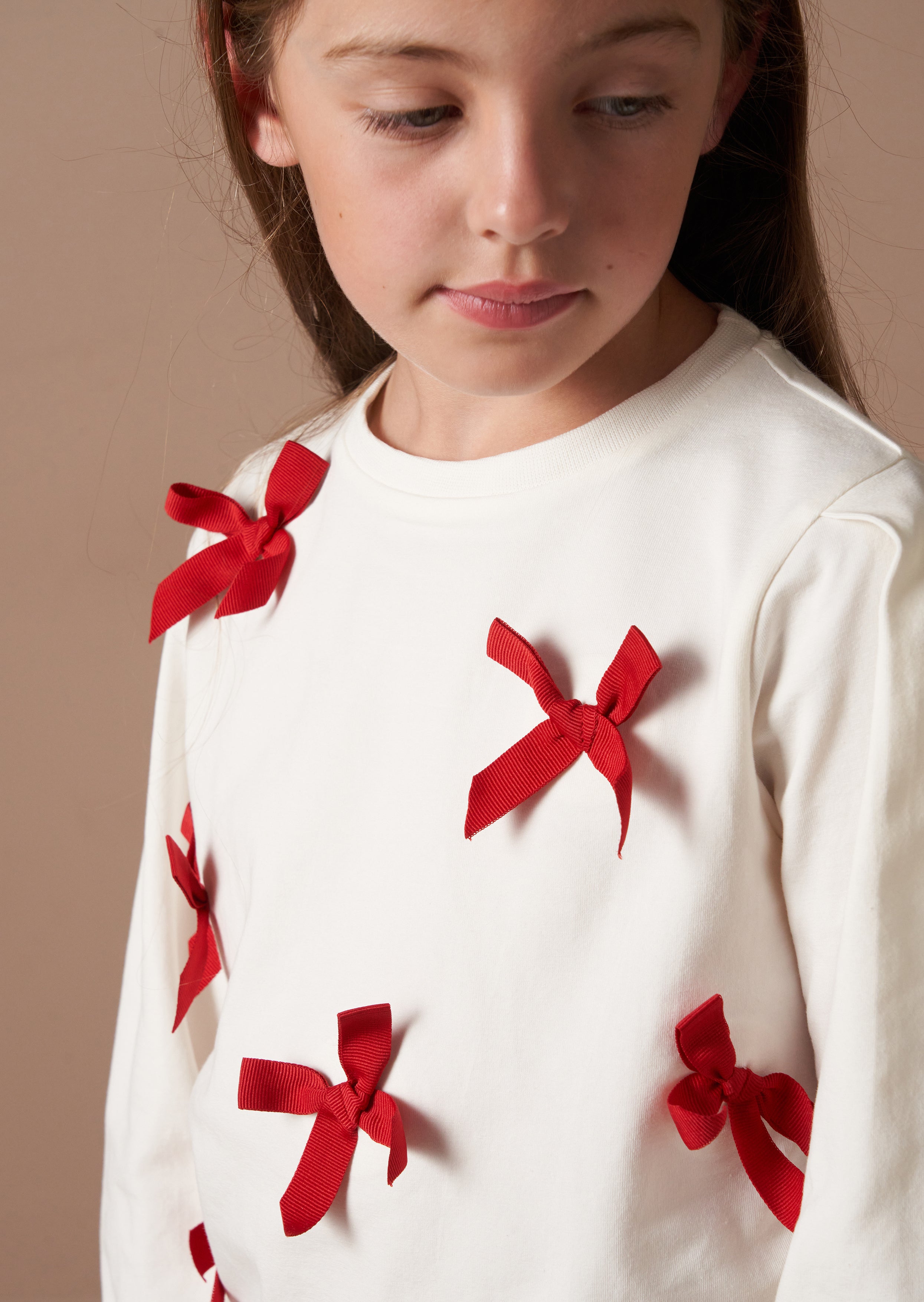 Ruby Ivory Bow T Shirt