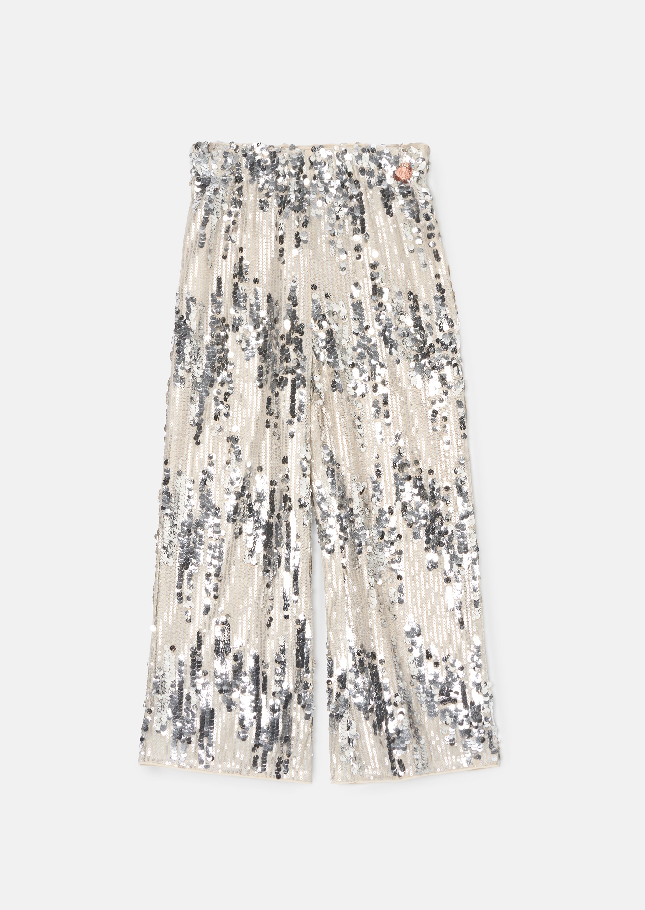 Sadie Silver Sequin Trousers