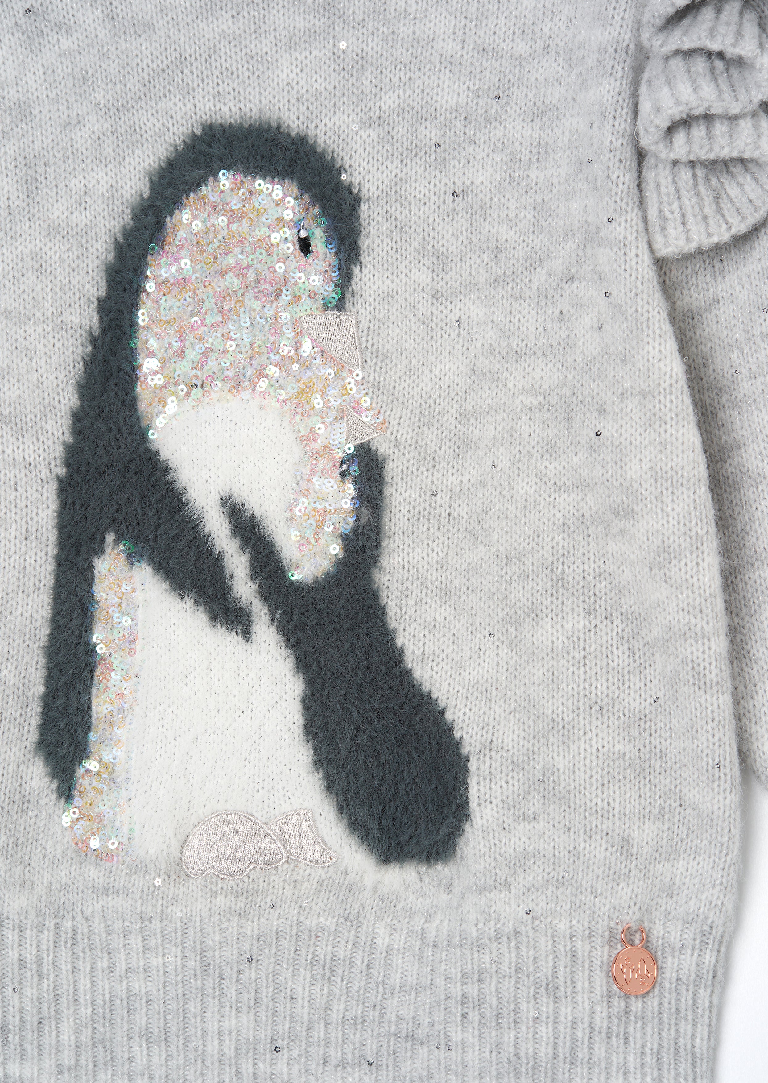 Girls penguin jumper best sale