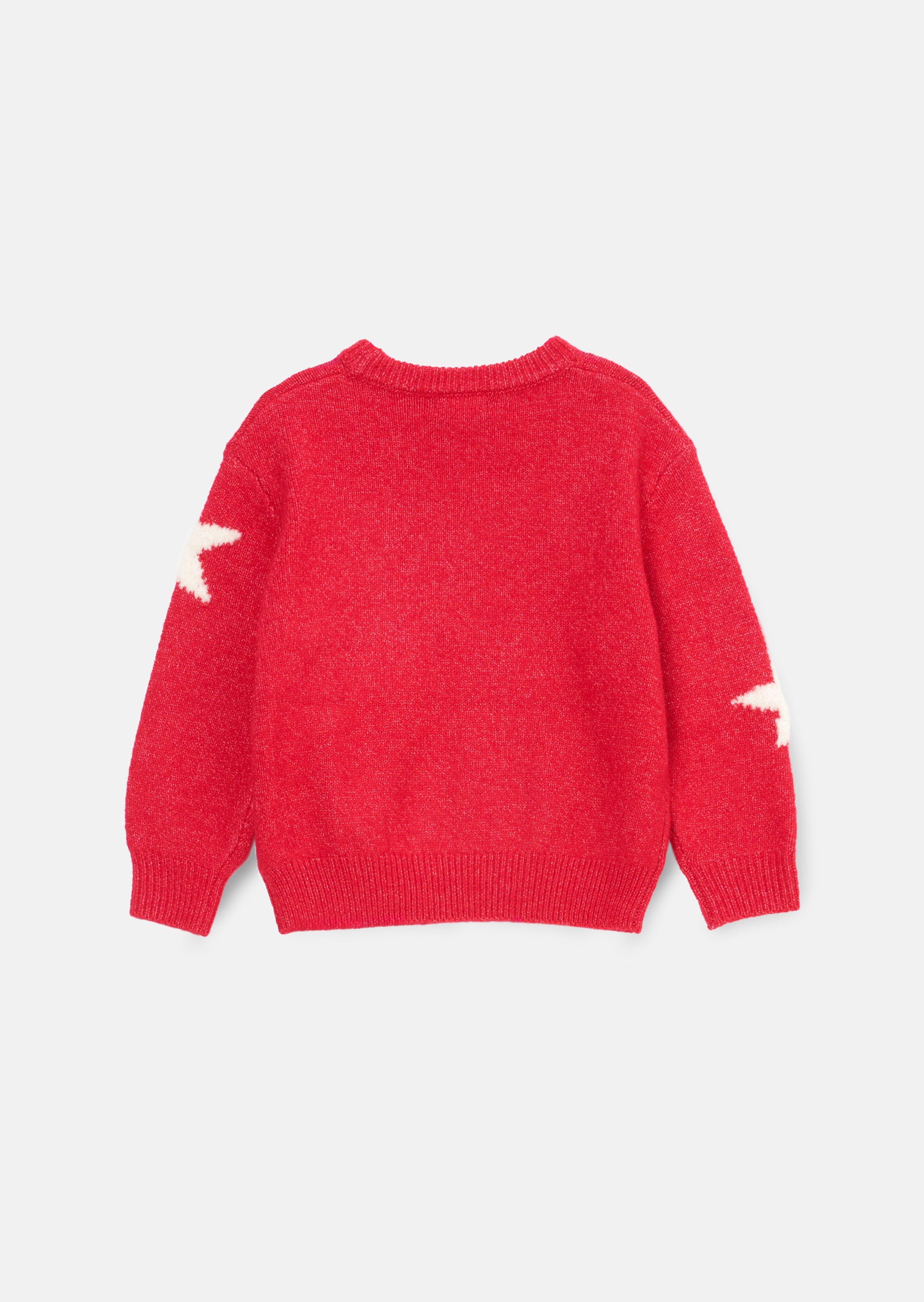 Girls Red Christmas Jumper Angel Rocket