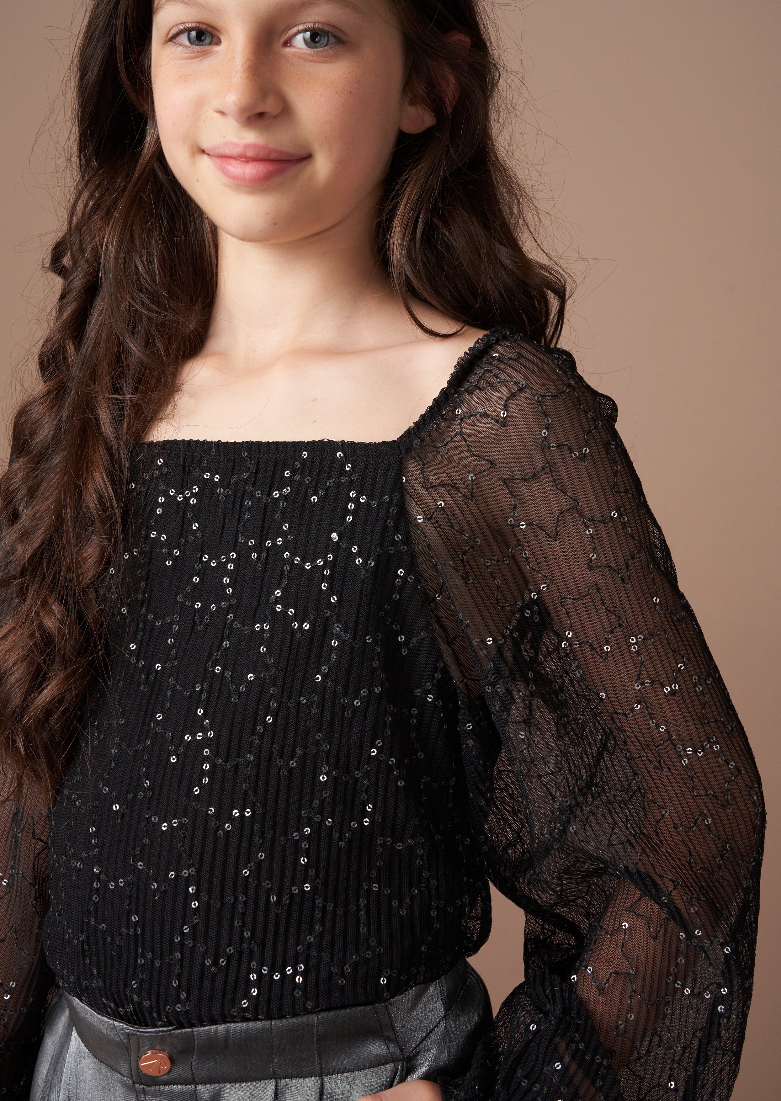 Starry mesh top online