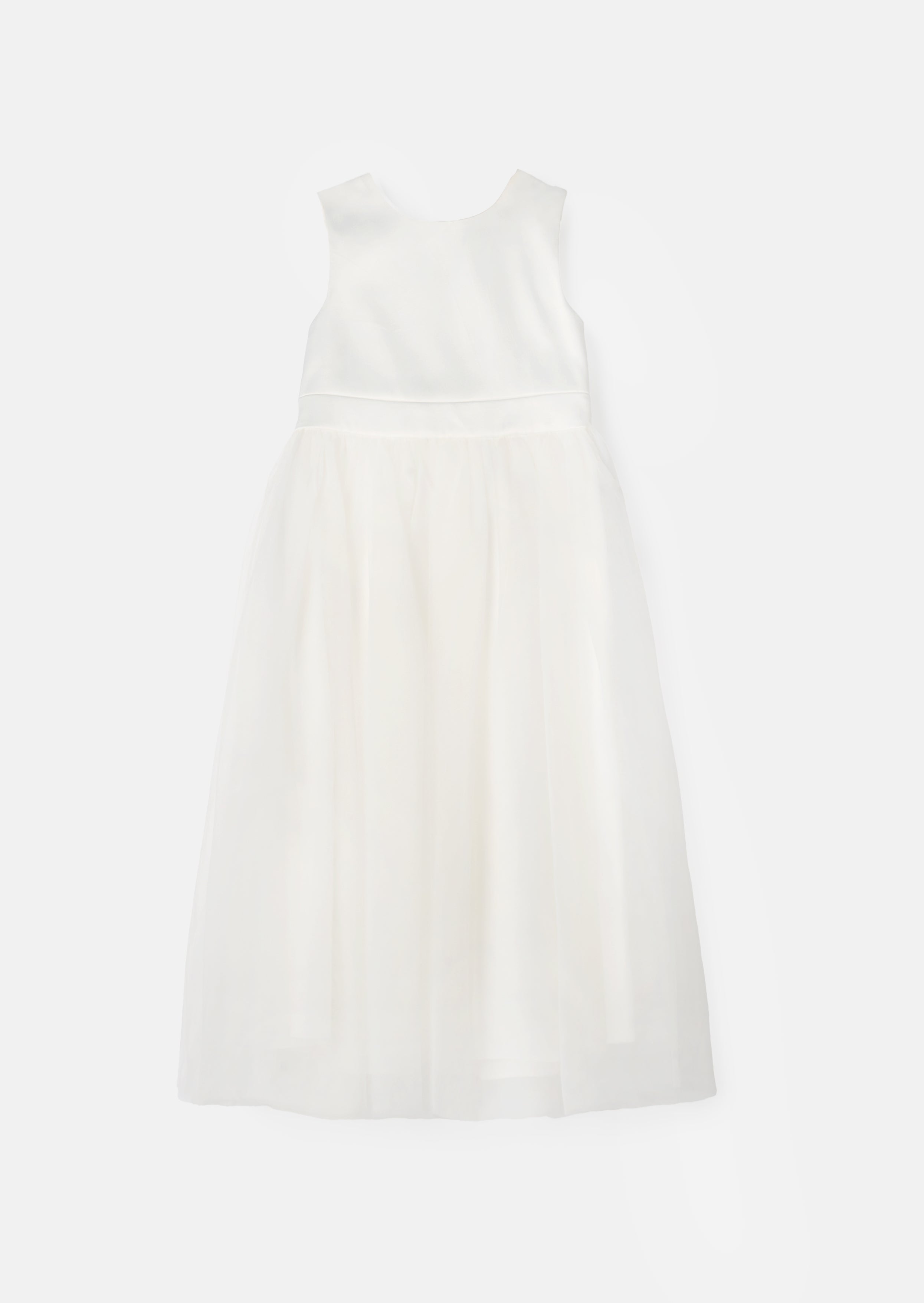 Charlotte White Ballerina Bow Dress