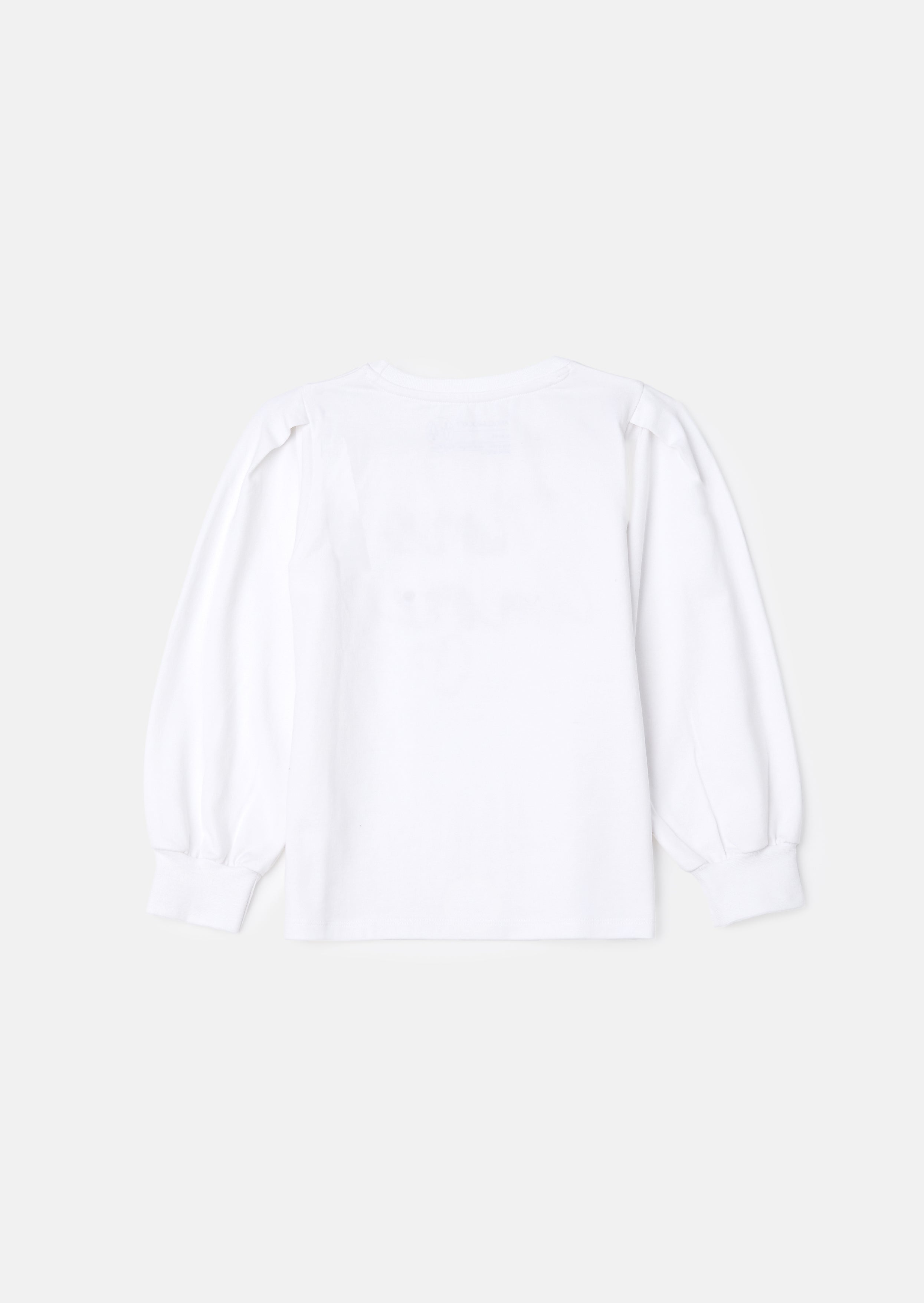 Erin White Sequin Slogan Top