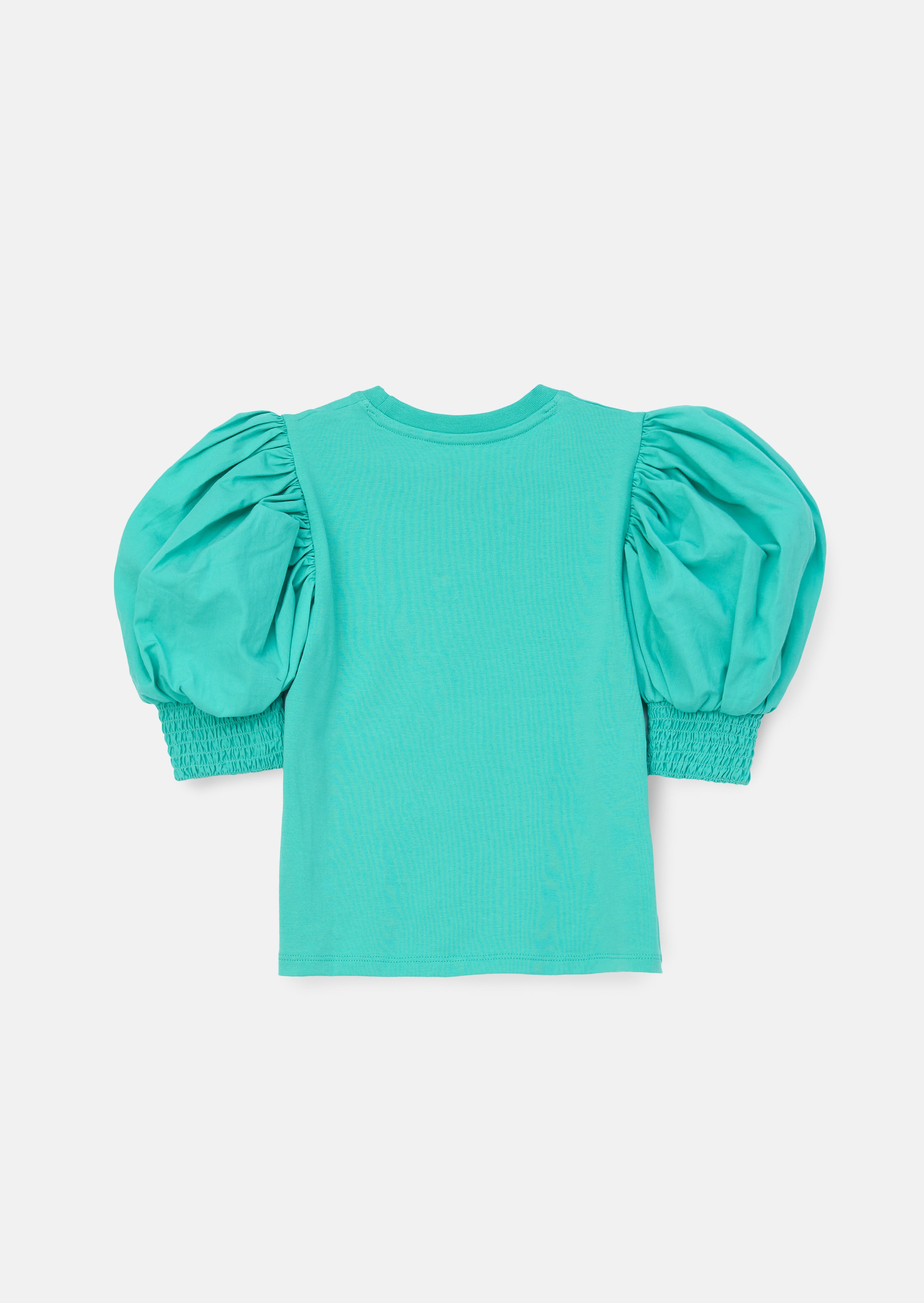 Harlow Green Puff Sleeve Top