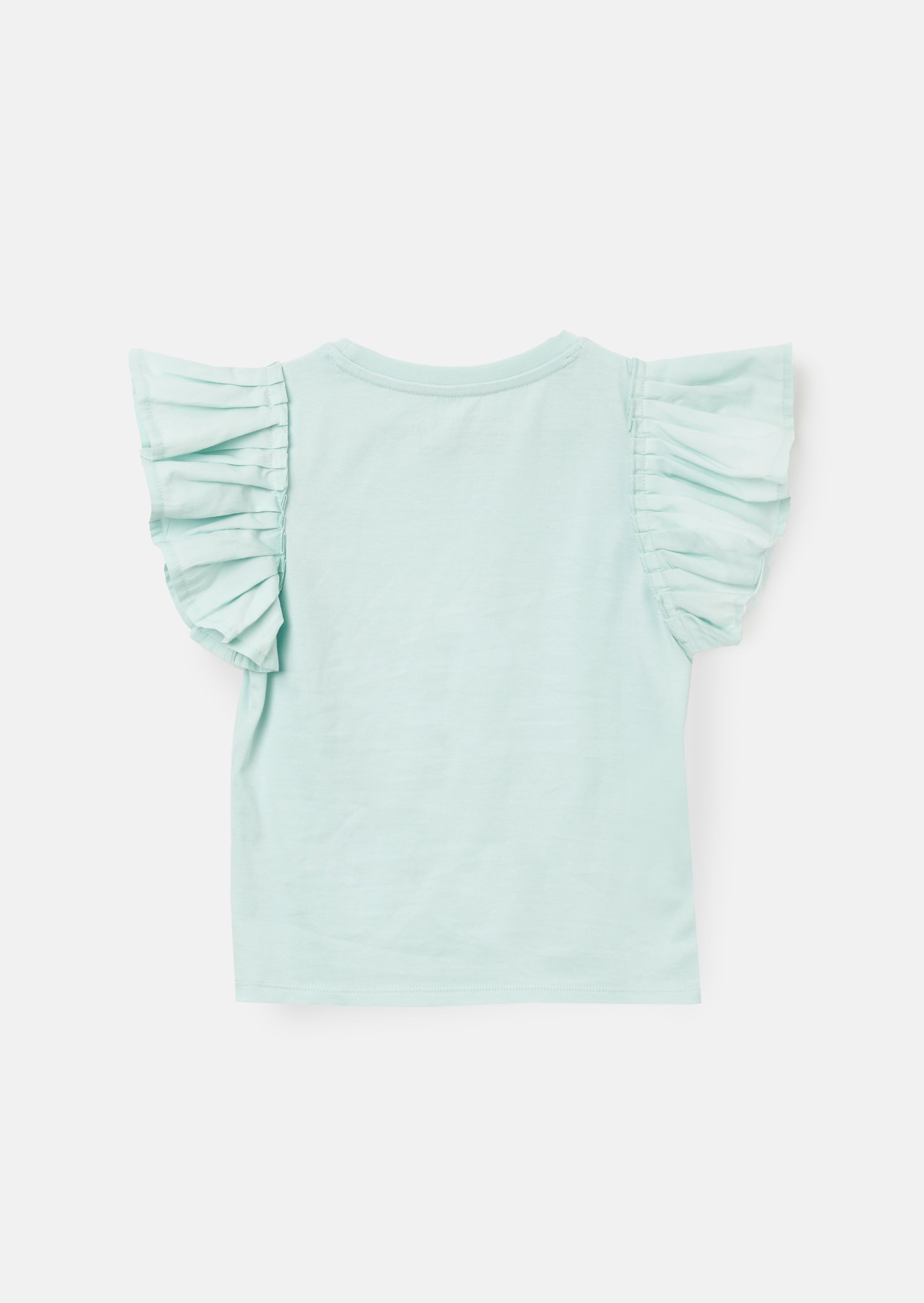 Daisy Blue Pleat Sleeve Top