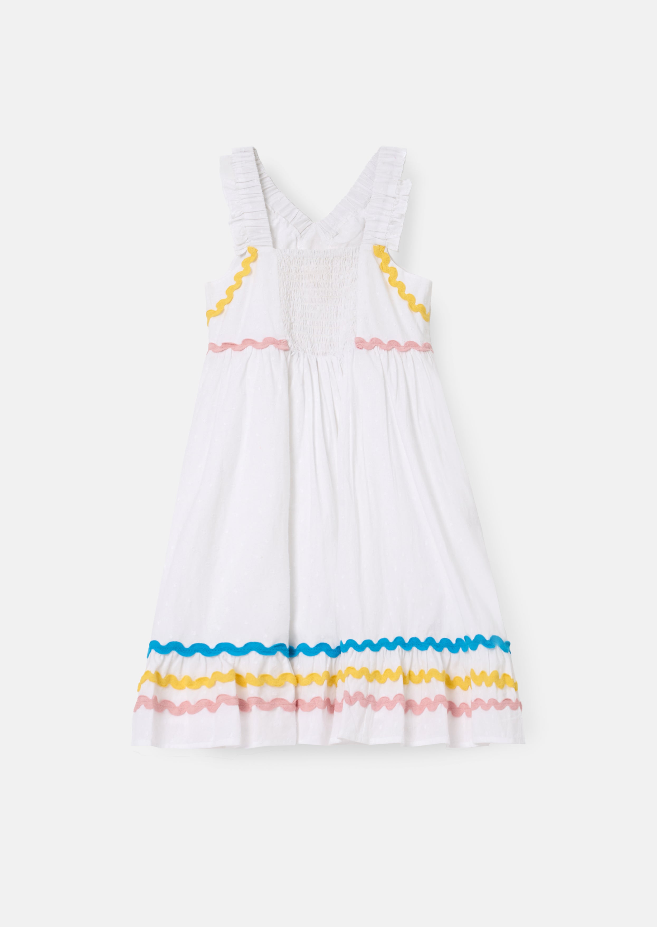 Mia White Ric Rac Sundress