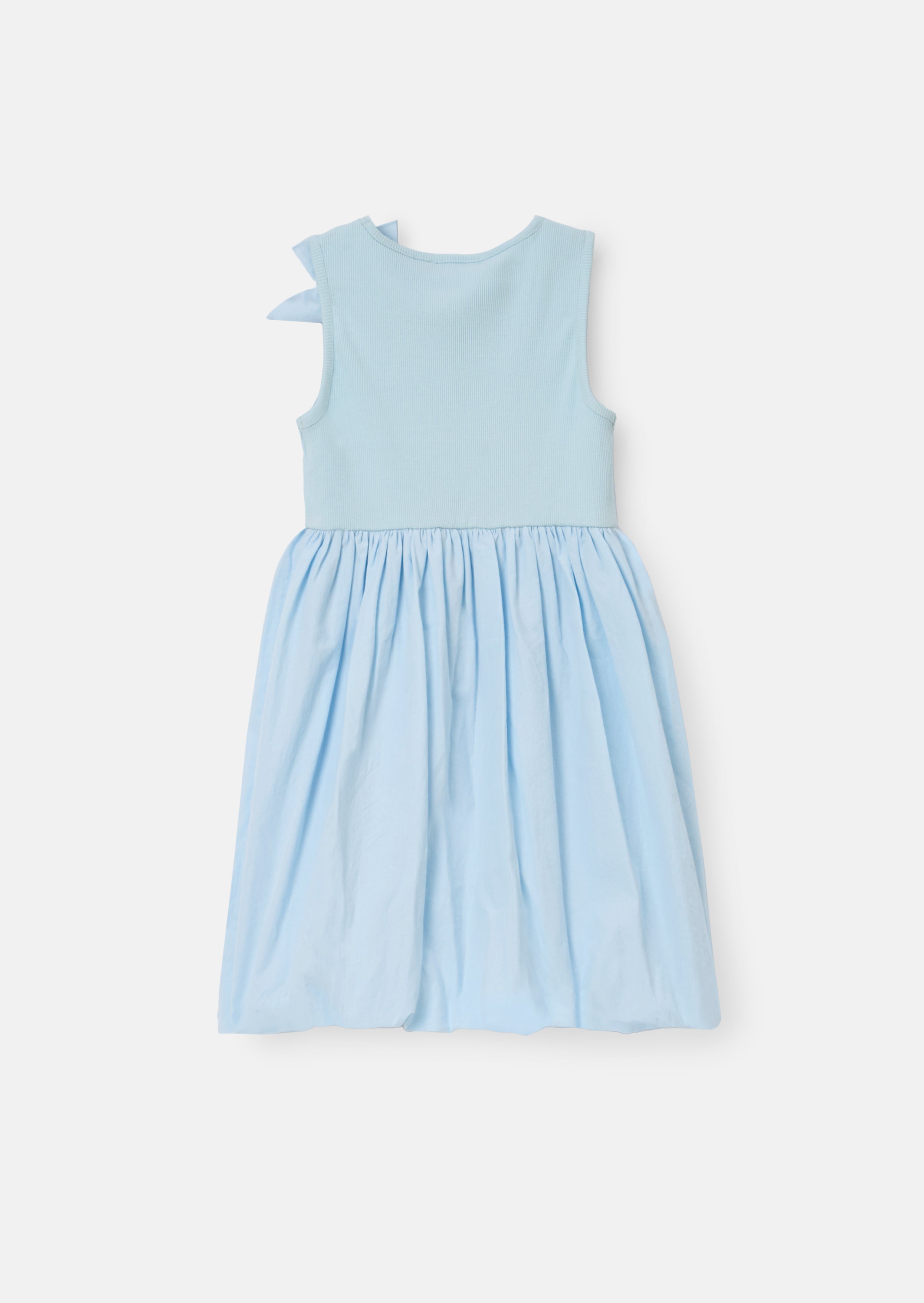 Jenny Blue Puffball Corsage Dress