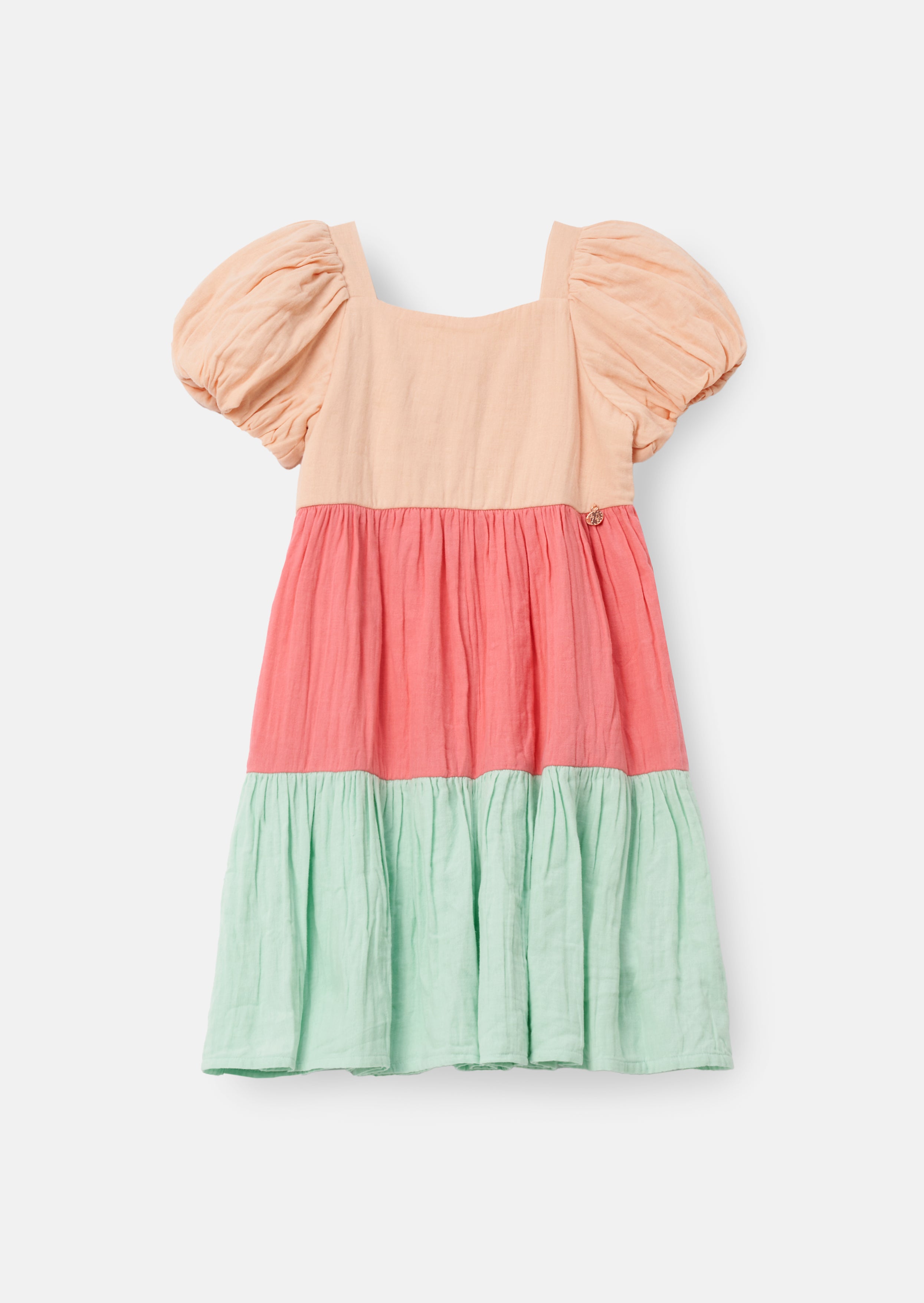 Casey Multi Tiered Colourblock Dress