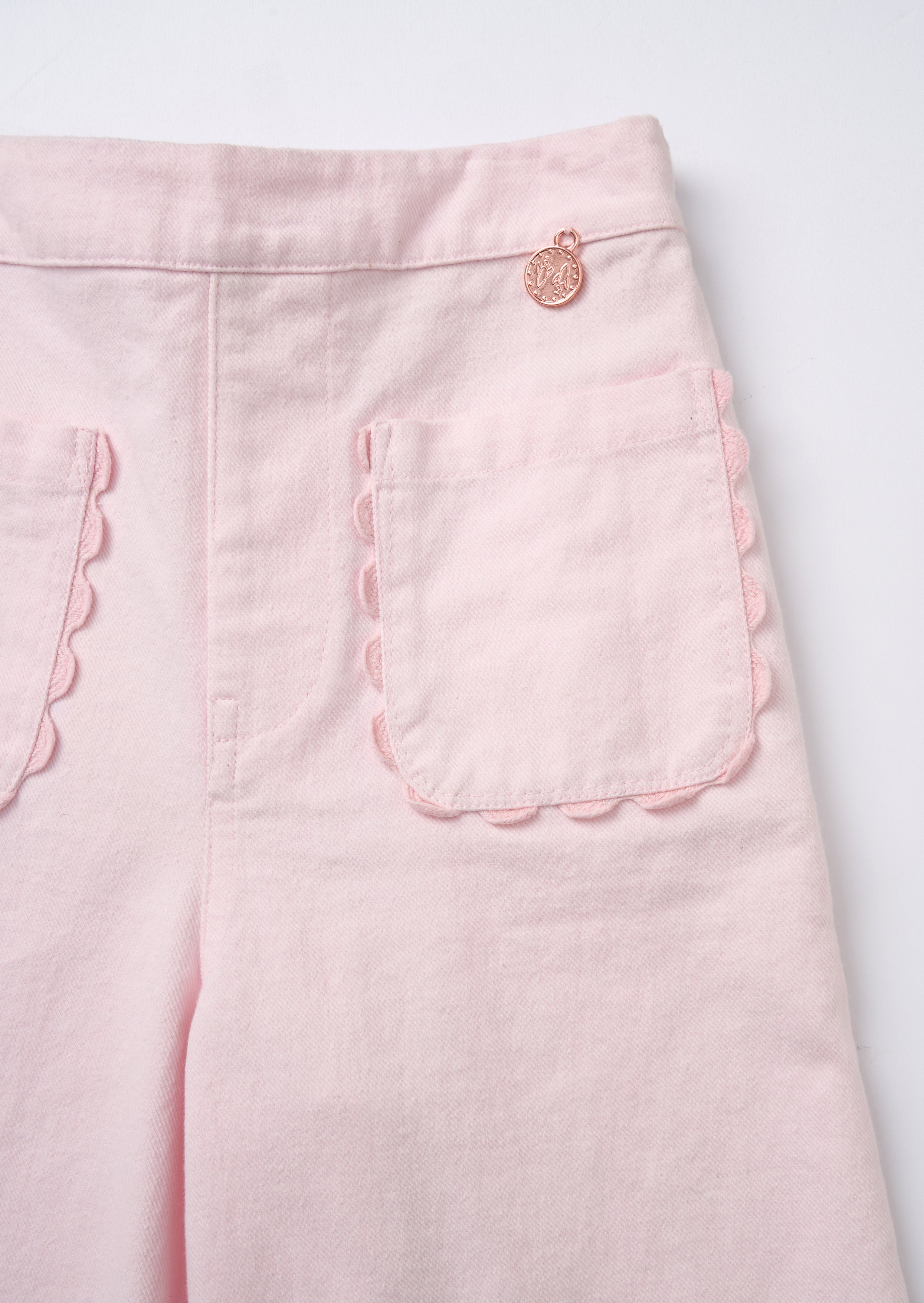 Sabine Pink Washed Trousers