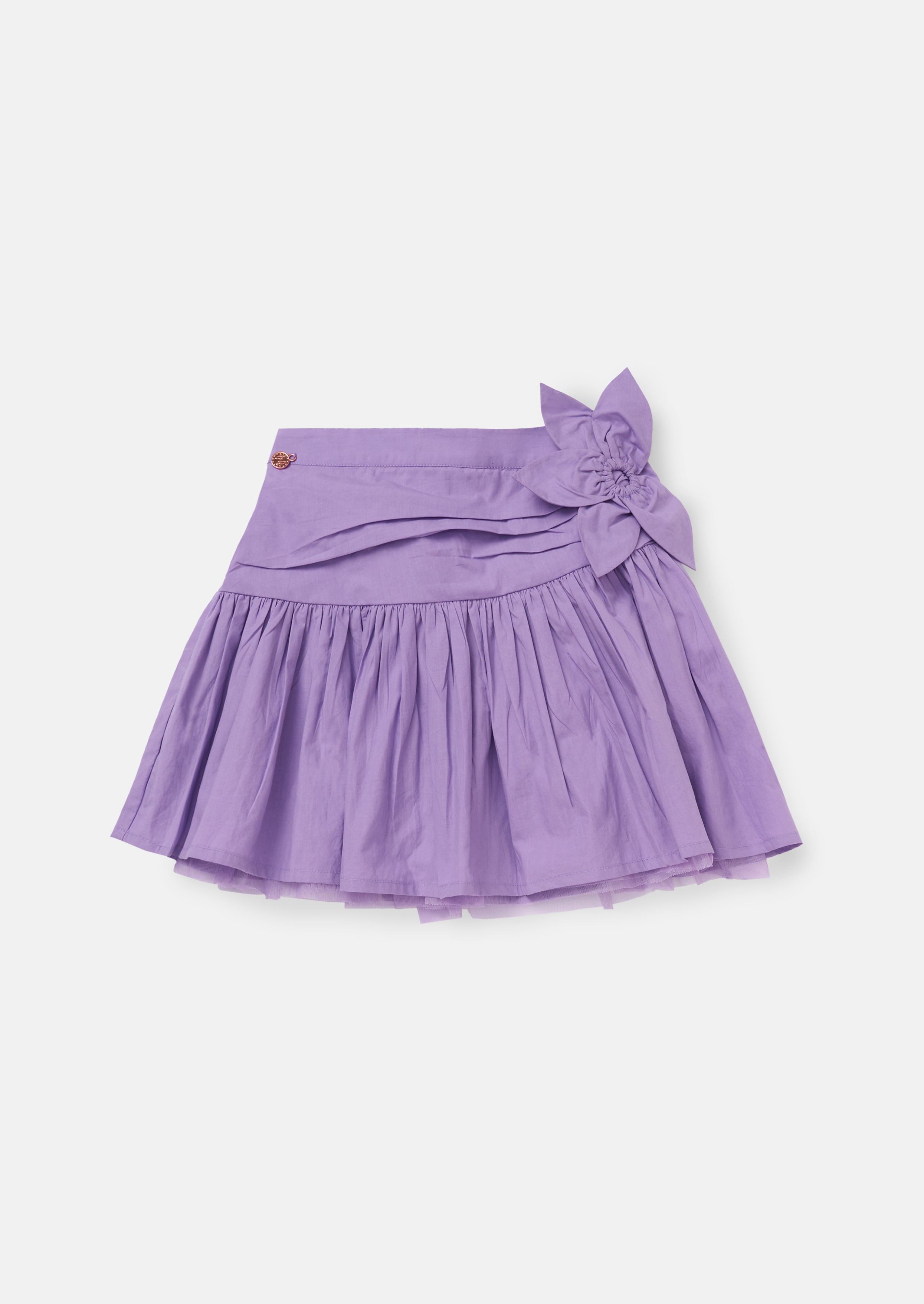 Roxie Purple Corsage Woven Skirt