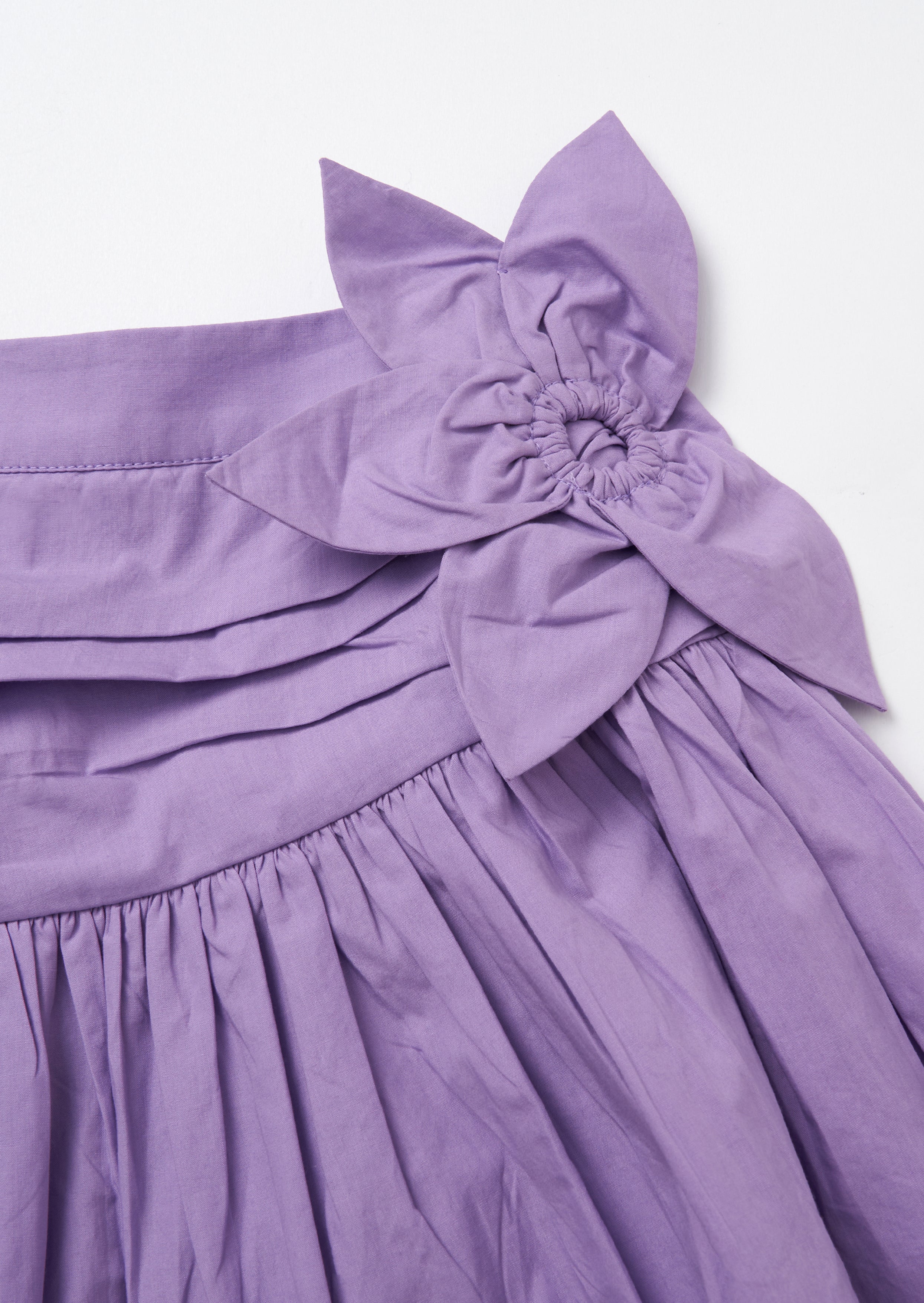 Roxie Purple Corsage Woven Skirt