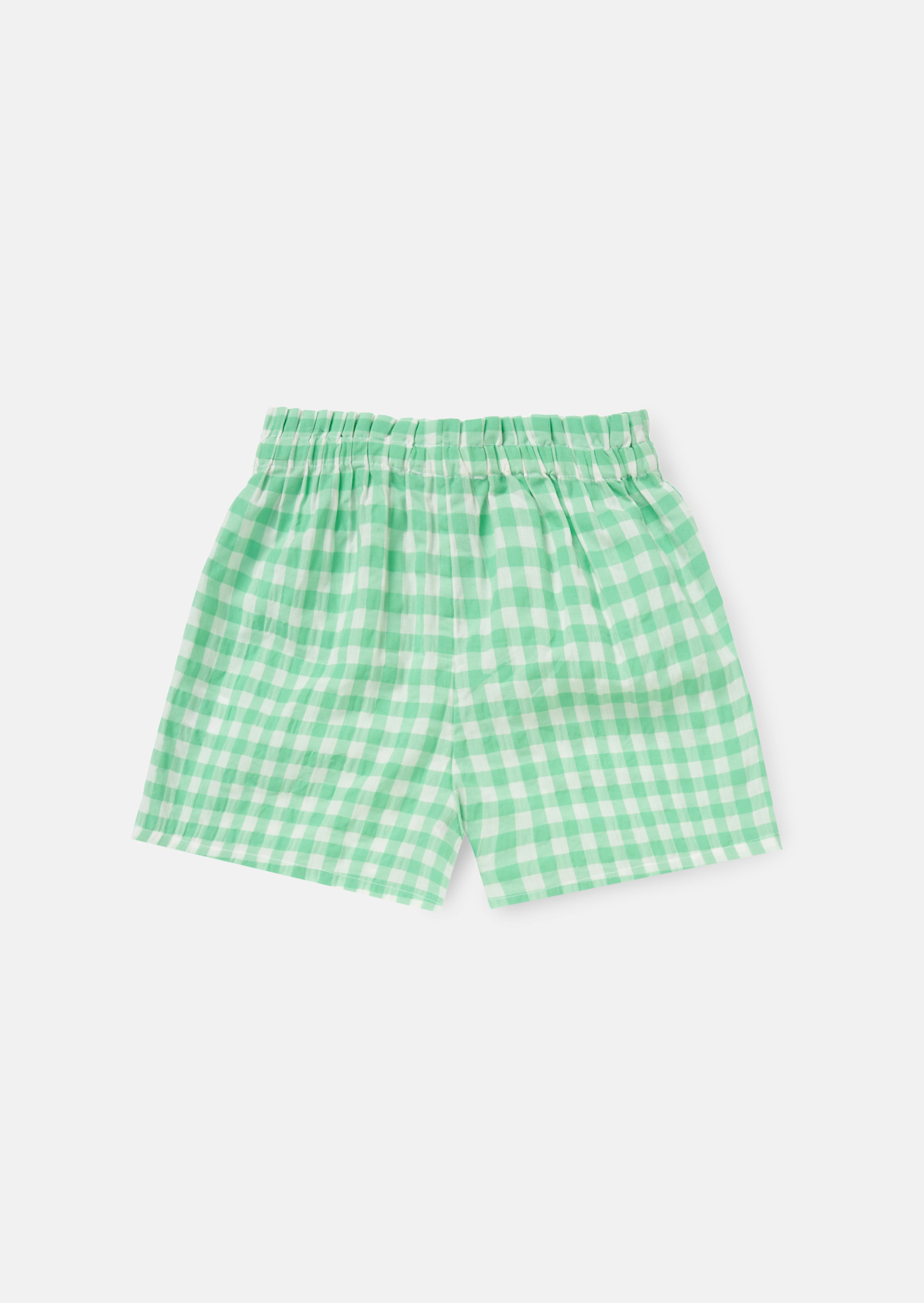 Connie Green Gingham Short