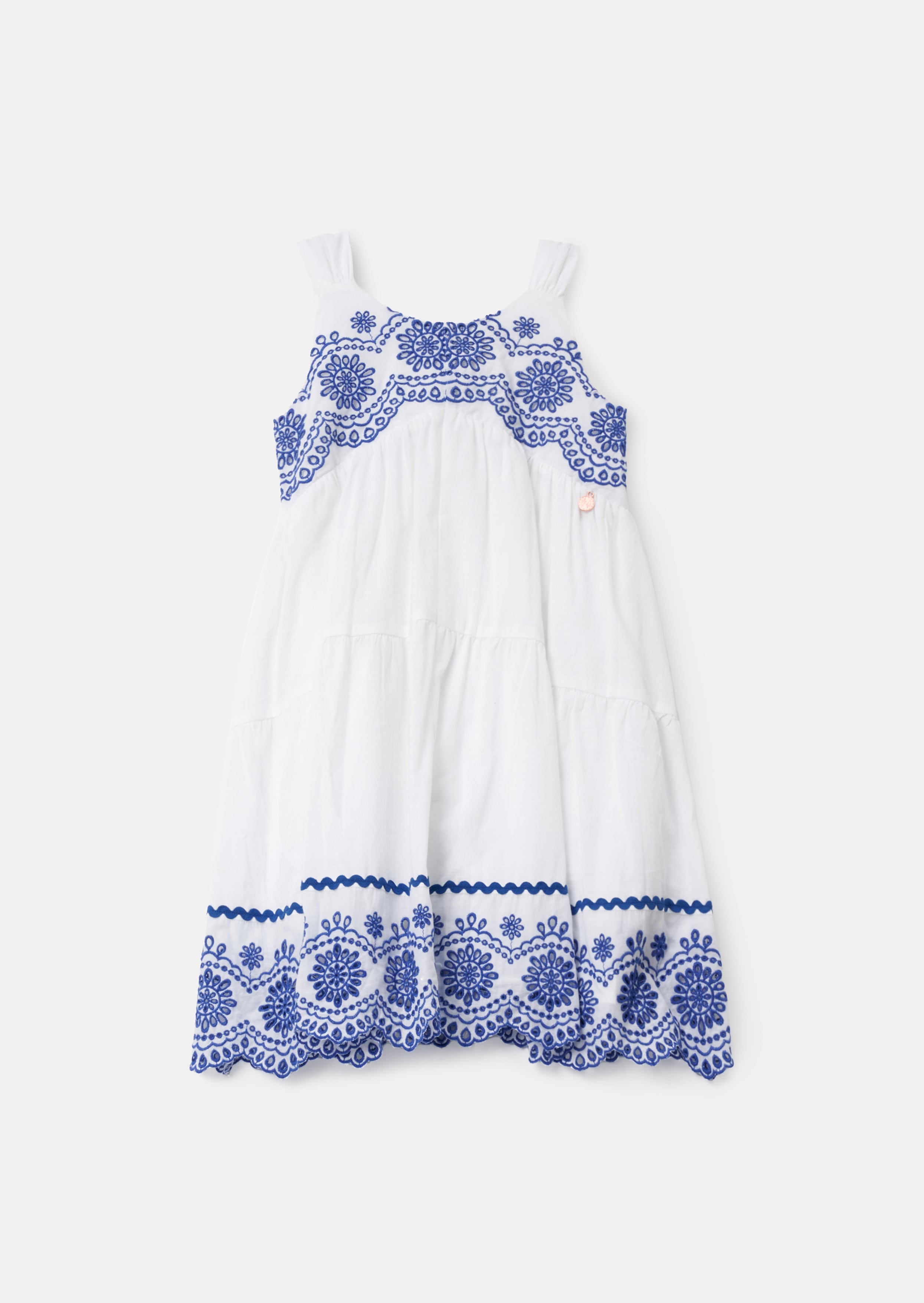 Sophie White Embroidered Sundress