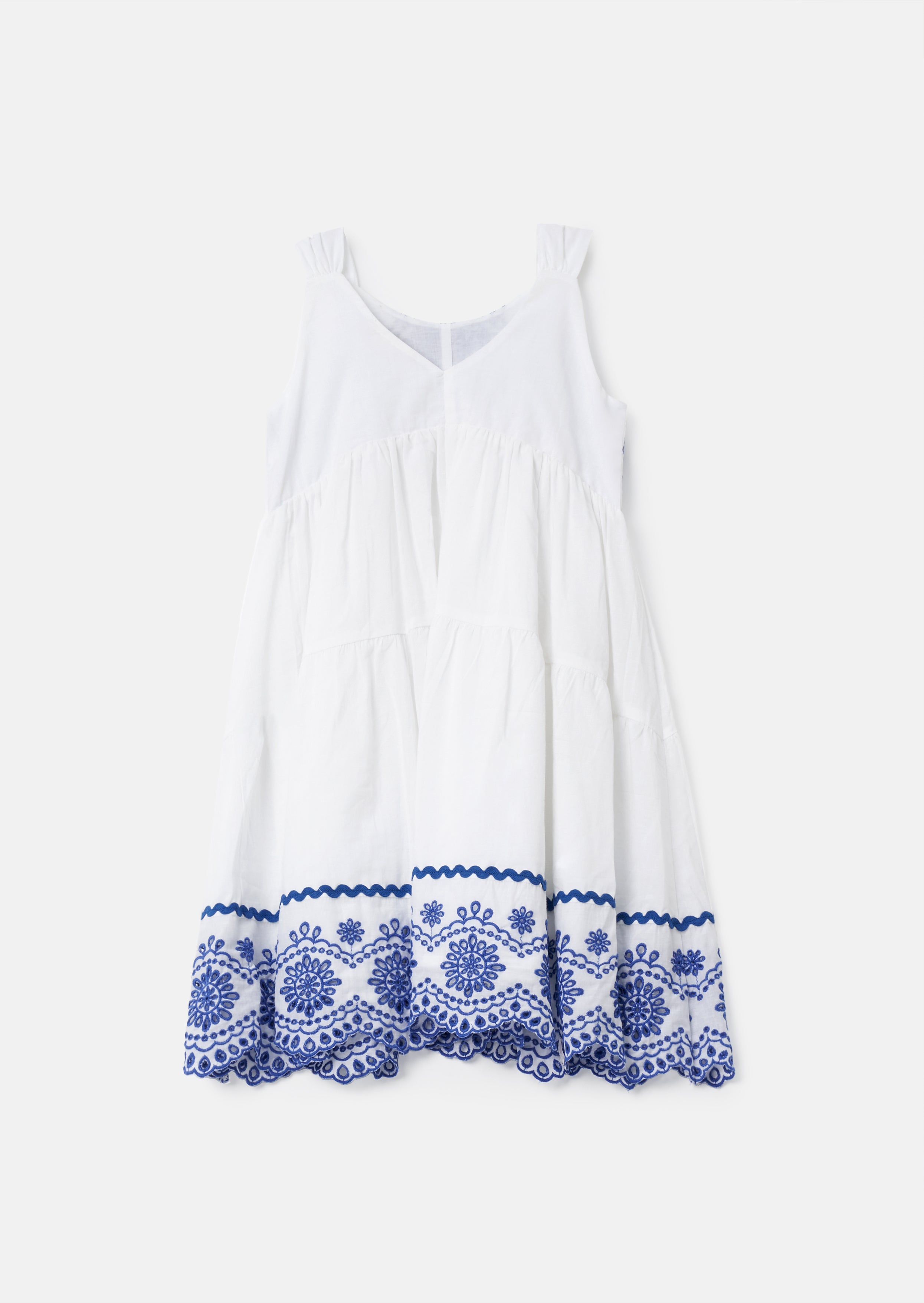 Sophie White Embroidered Sundress