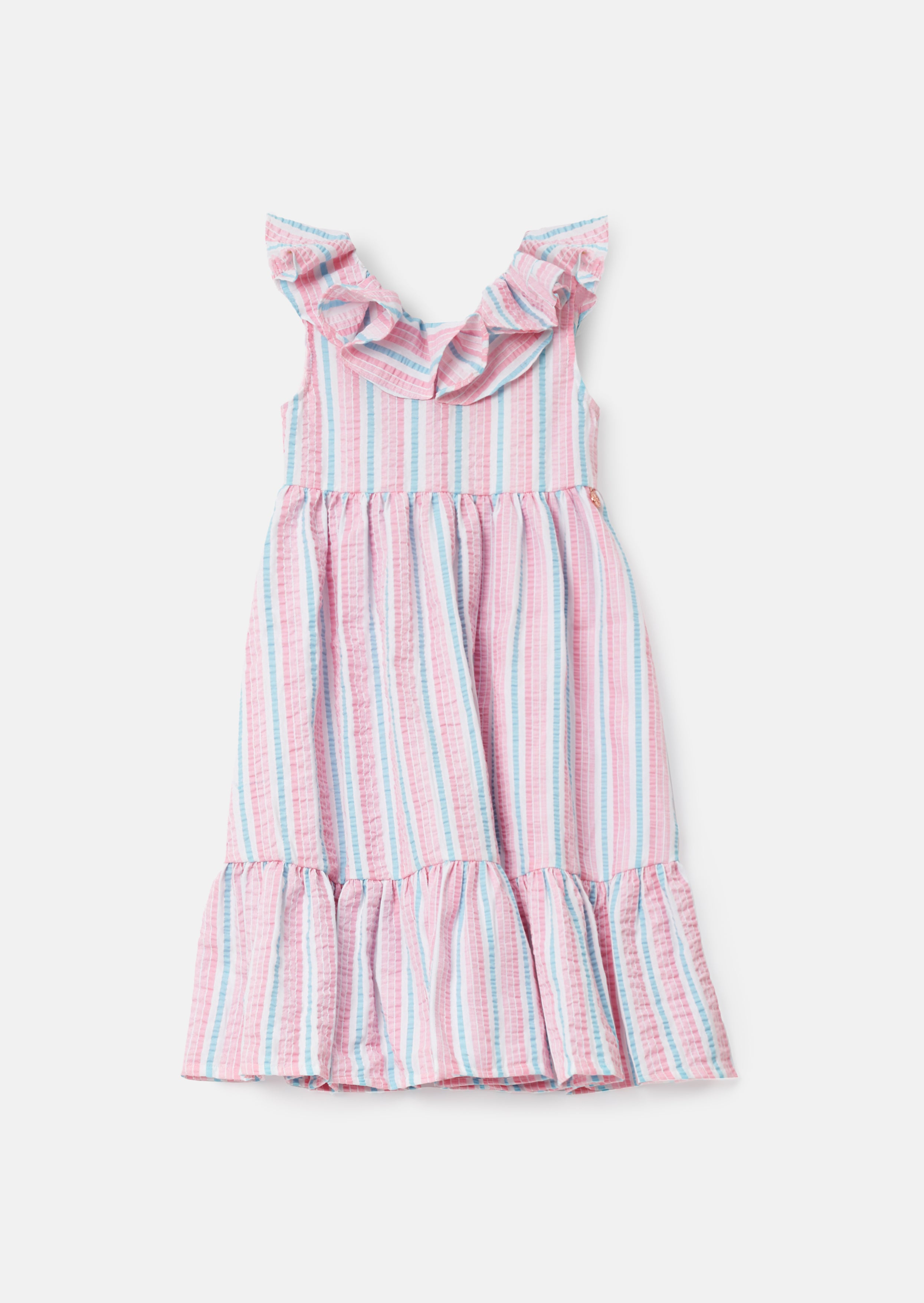 Norrie Pink Stripe Sundress