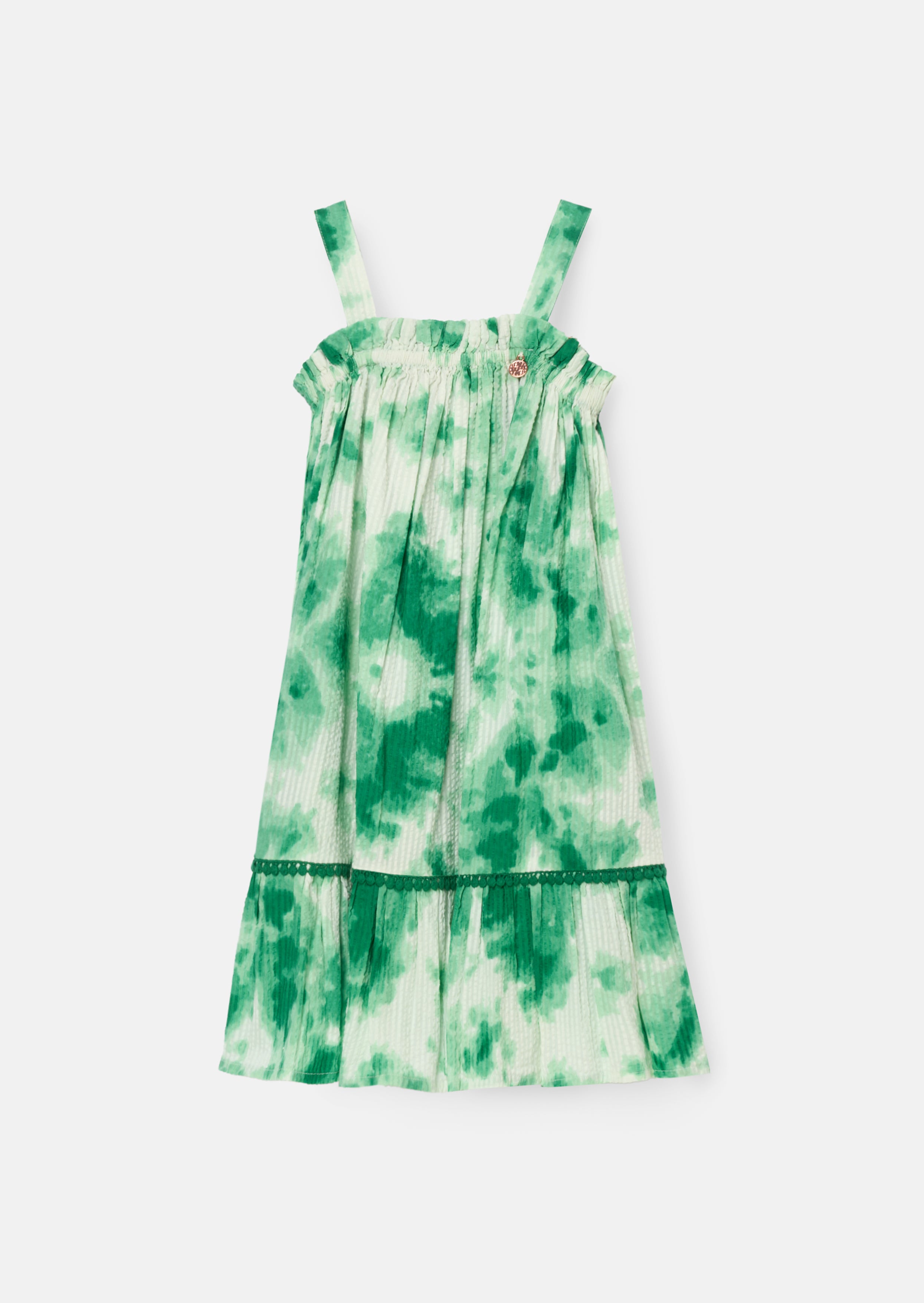 Palmeria Green Tie Dye Sun Dress