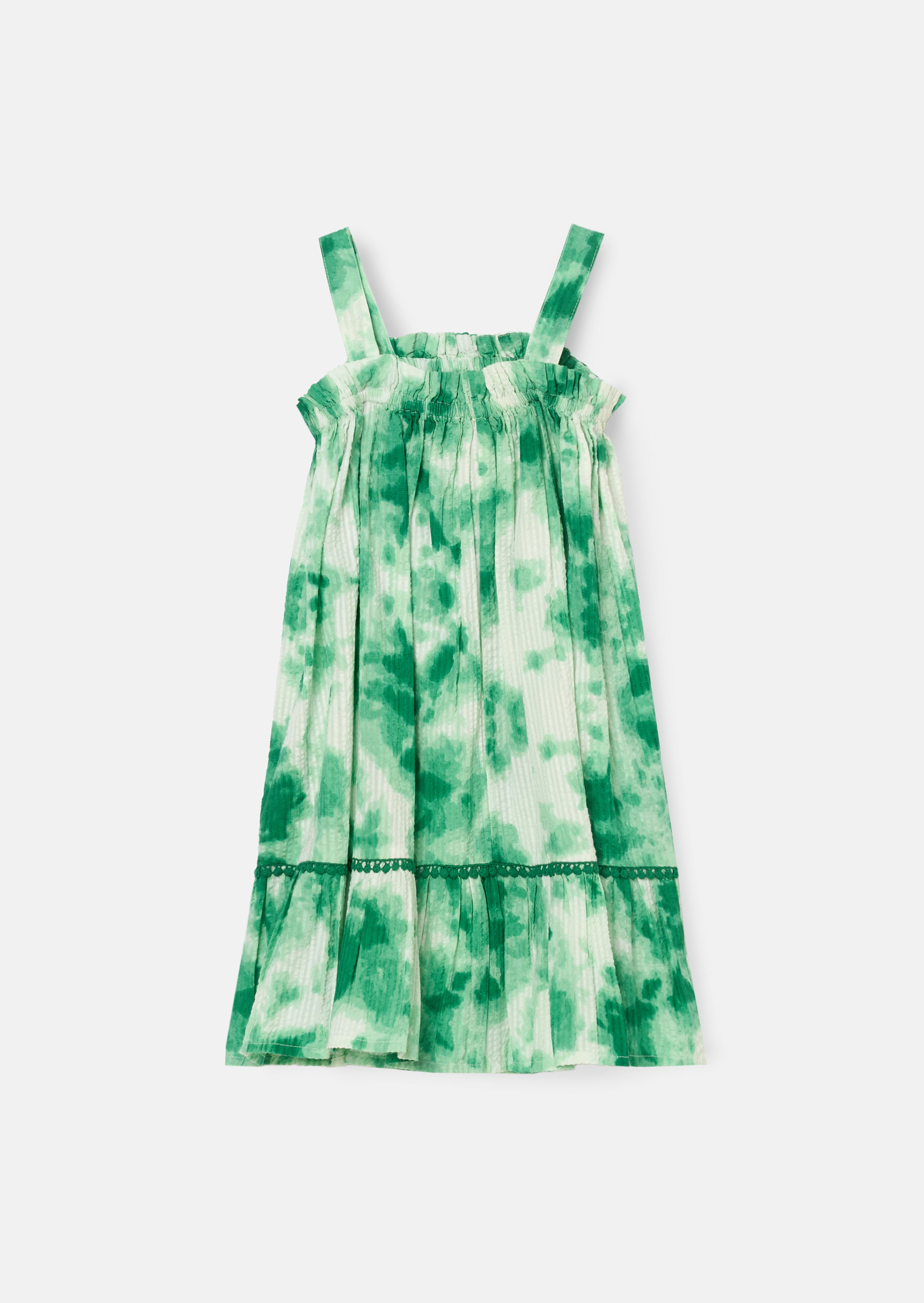 Palmeria Green Tie Dye Sun Dress