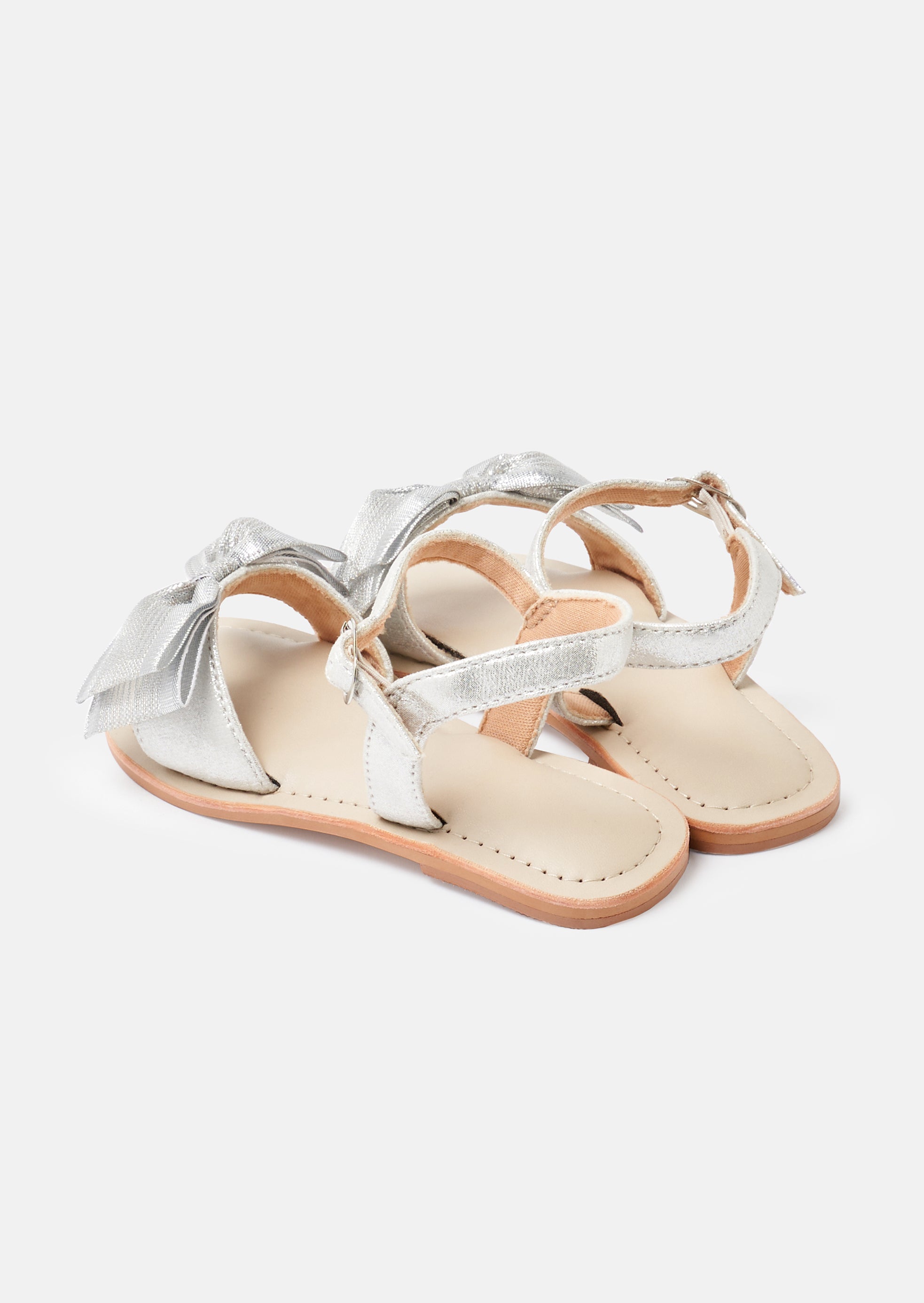 Kiki Silver Bow Sandal