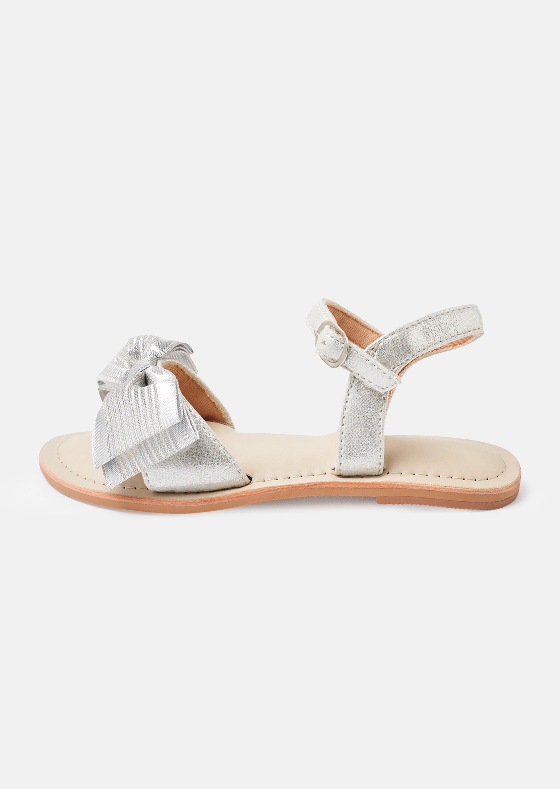 Kiki Silver Bow Sandal