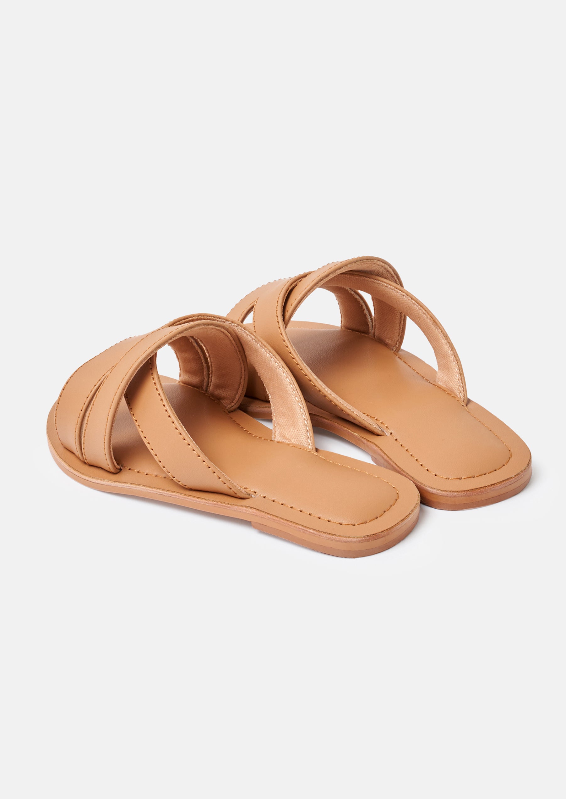 Ruby Tan PU Sandals