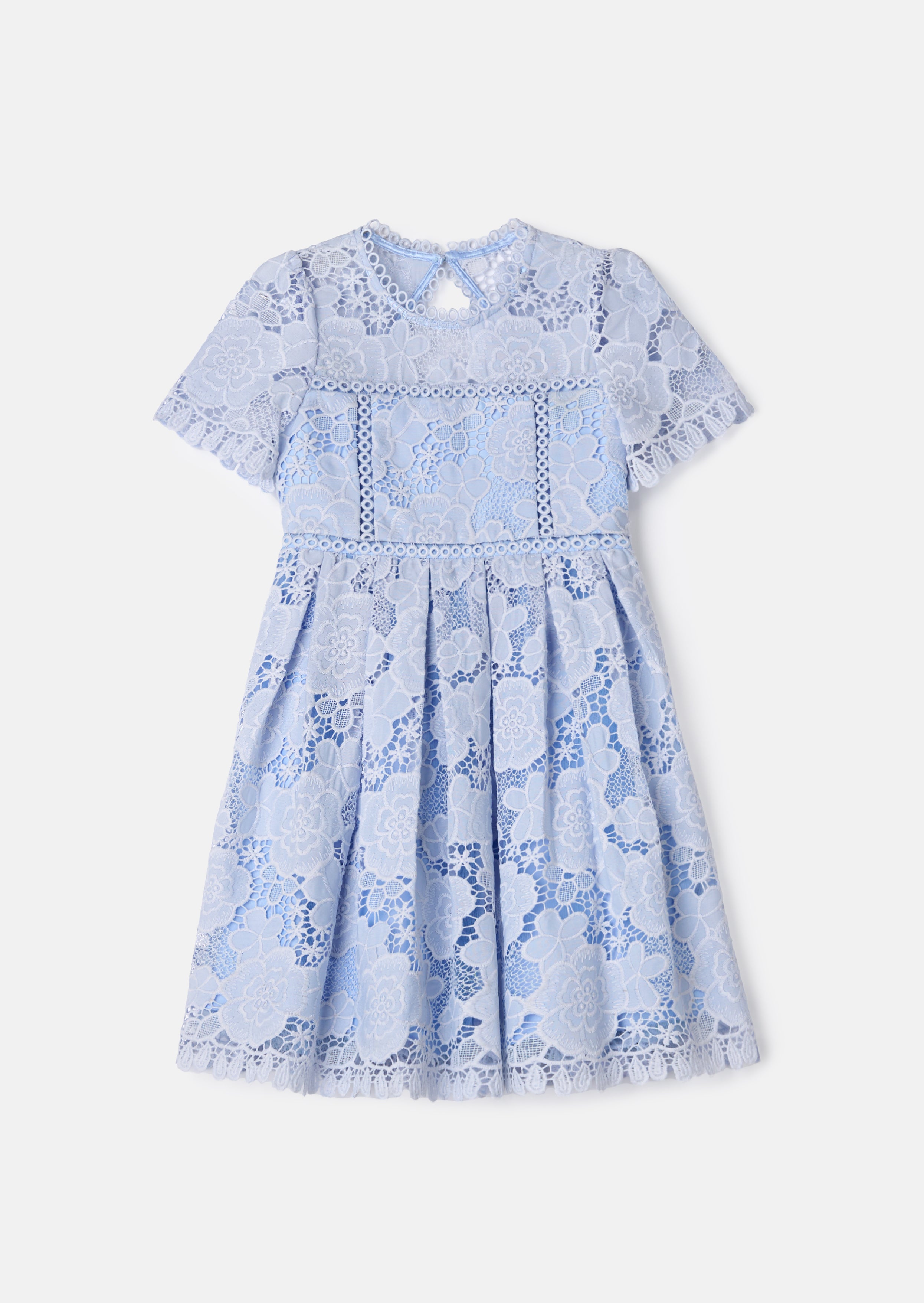 Mavea Blue Lace Dress