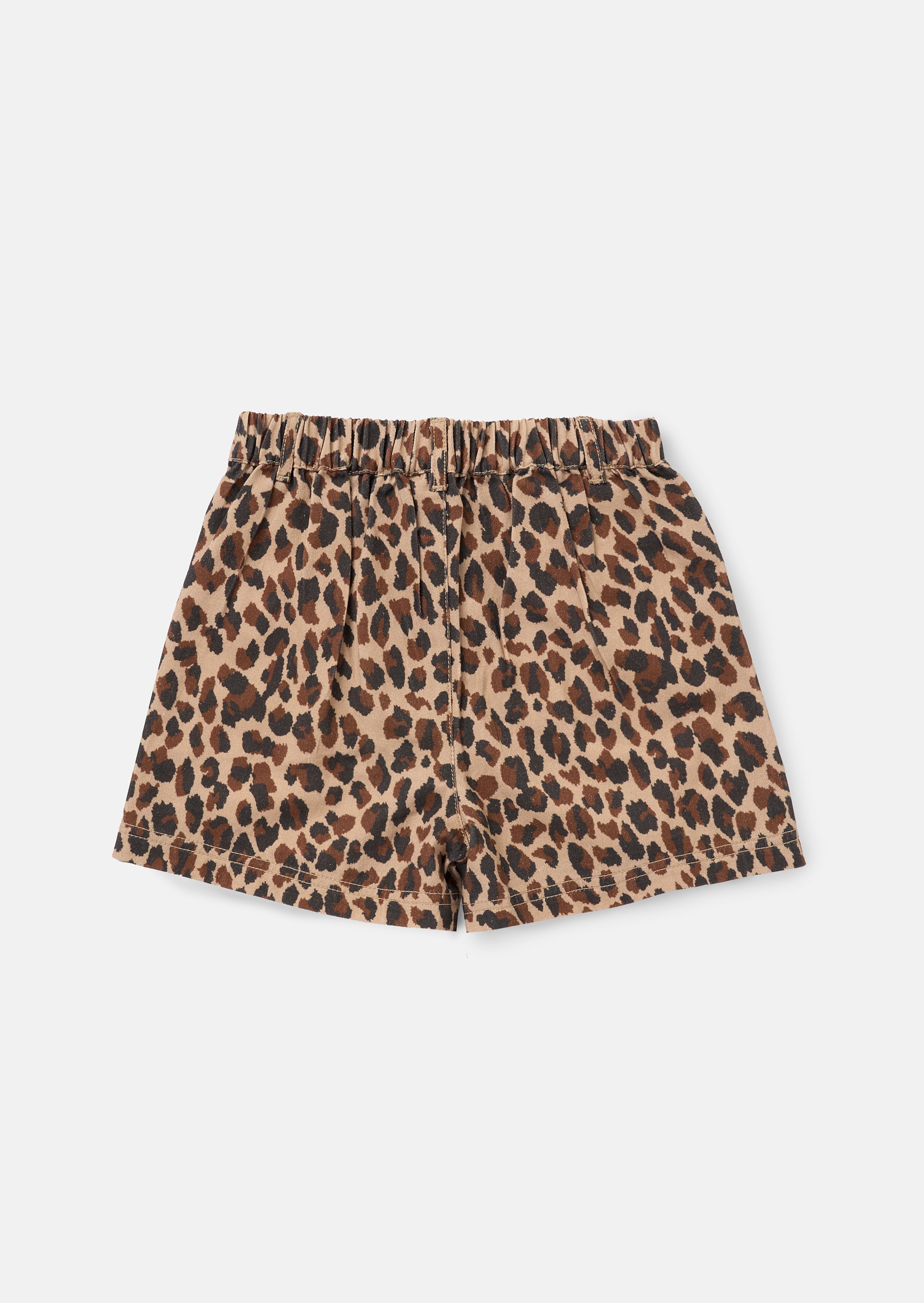 Rochelle Brown Leopard Print Shorts