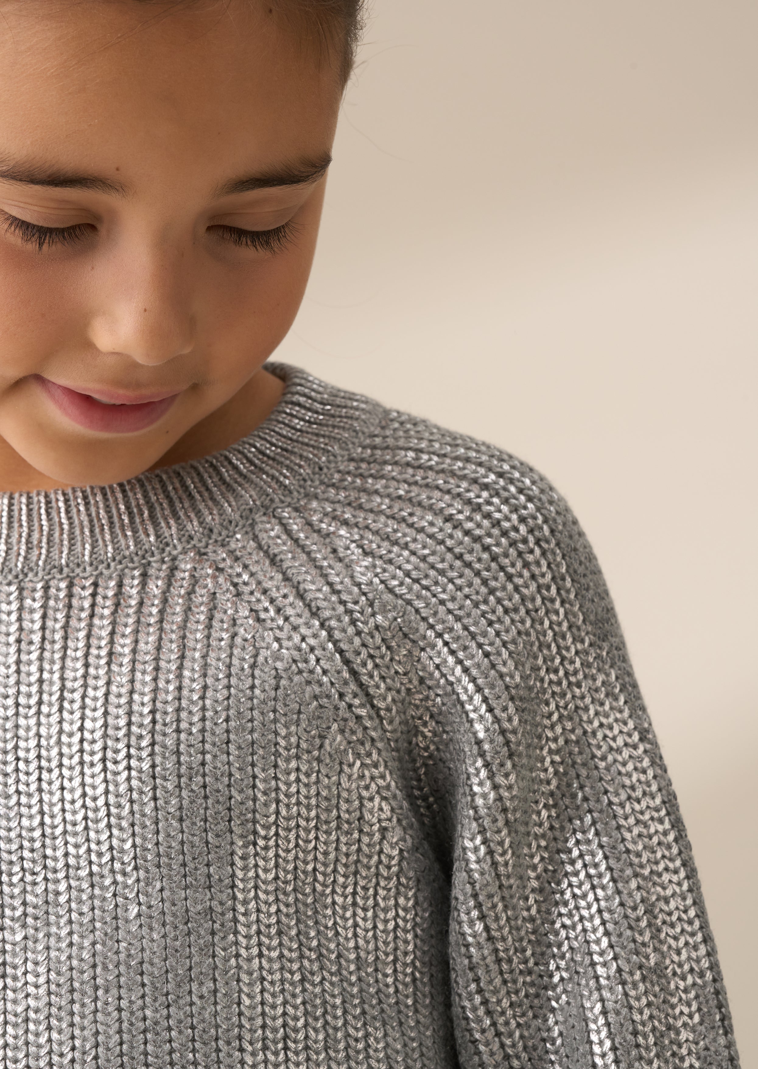 Eden Silver Foil Jumper