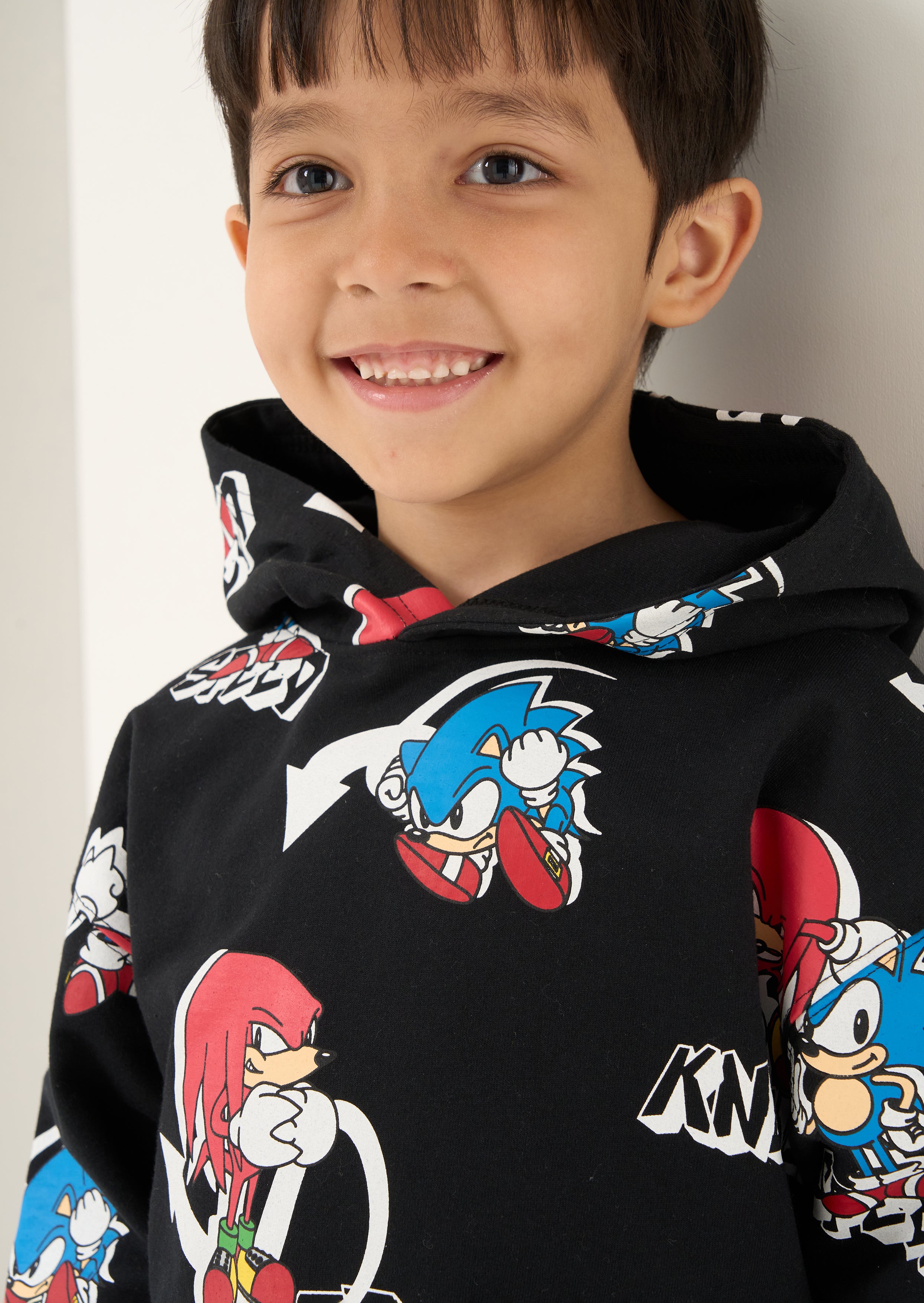 Black Sonic Hoodie Boys Angel Rocket