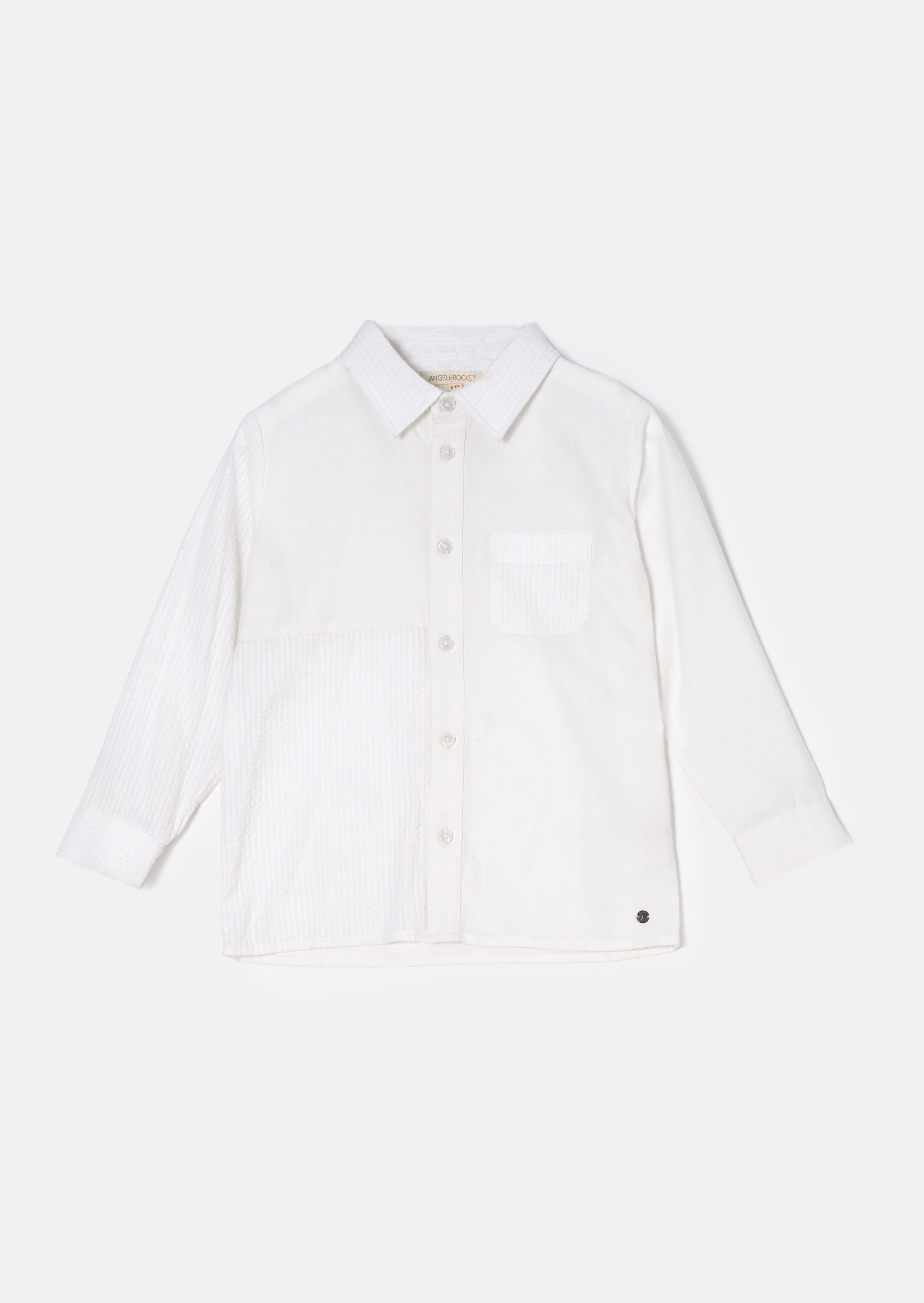 Thomas White Textured Shirt