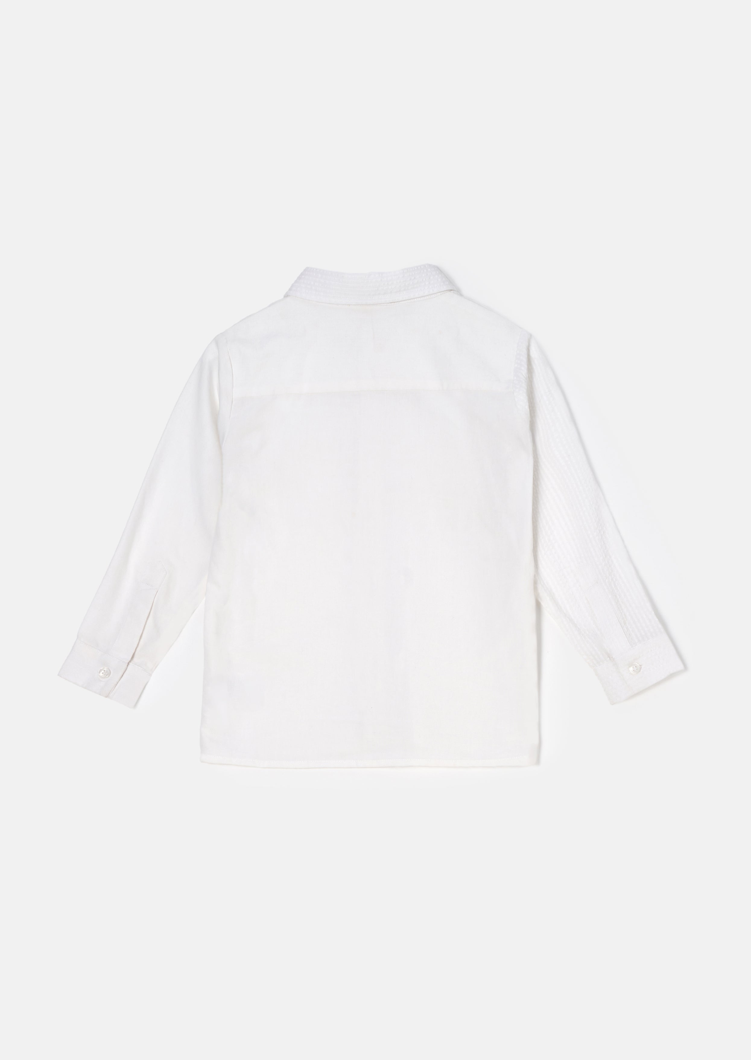 Thomas White Textured Shirt