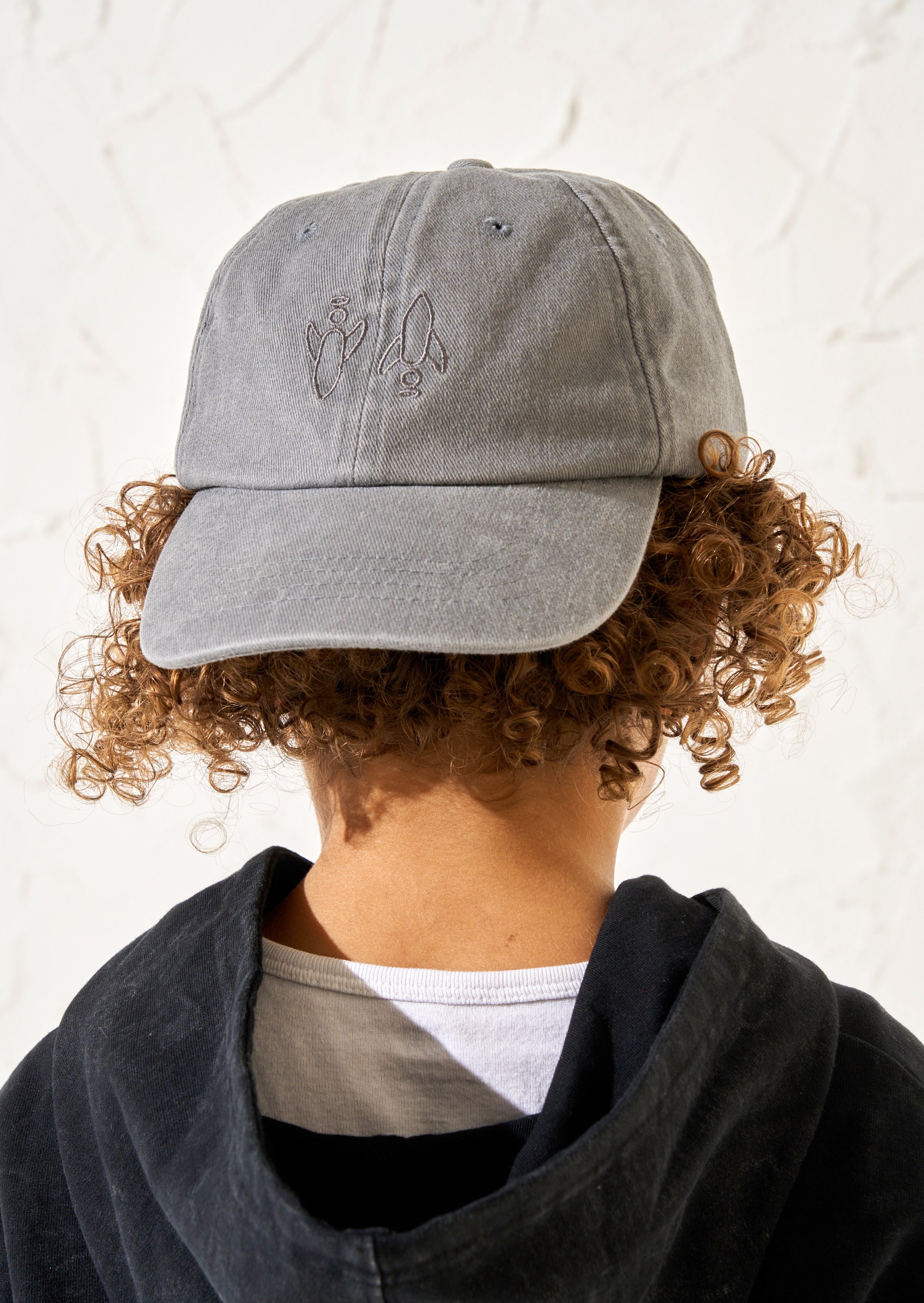 Grey Washed Baseball Cap