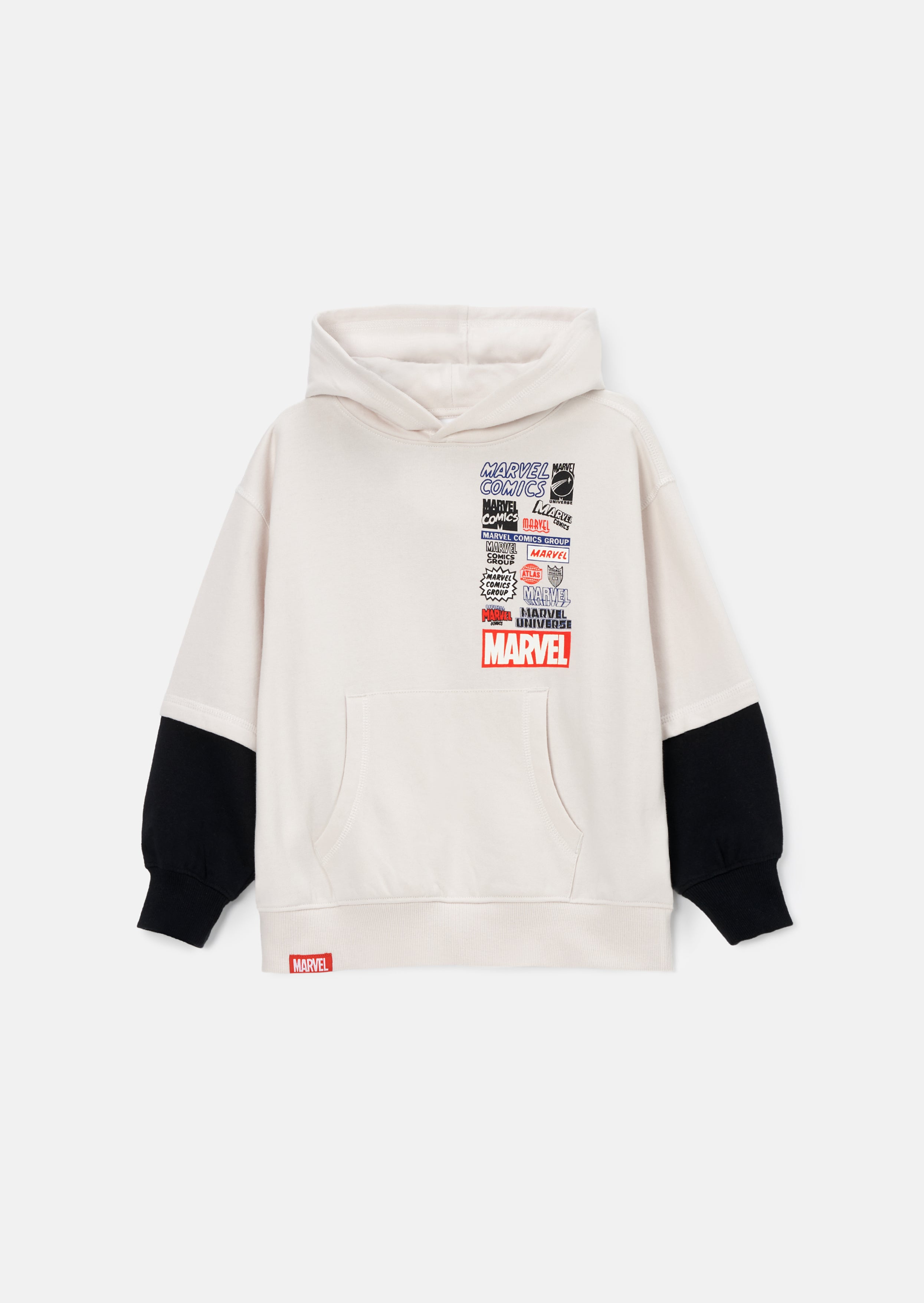 Marvel Stone Double Layered Effect Hoodie